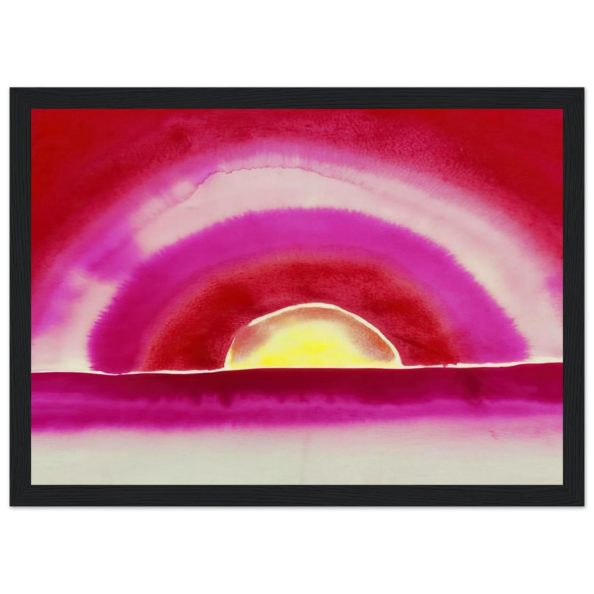 Sunrise Framed Poster | Georgia O'Keeffe Framed Prints Wall Art | Georgia O Keeffe Prints