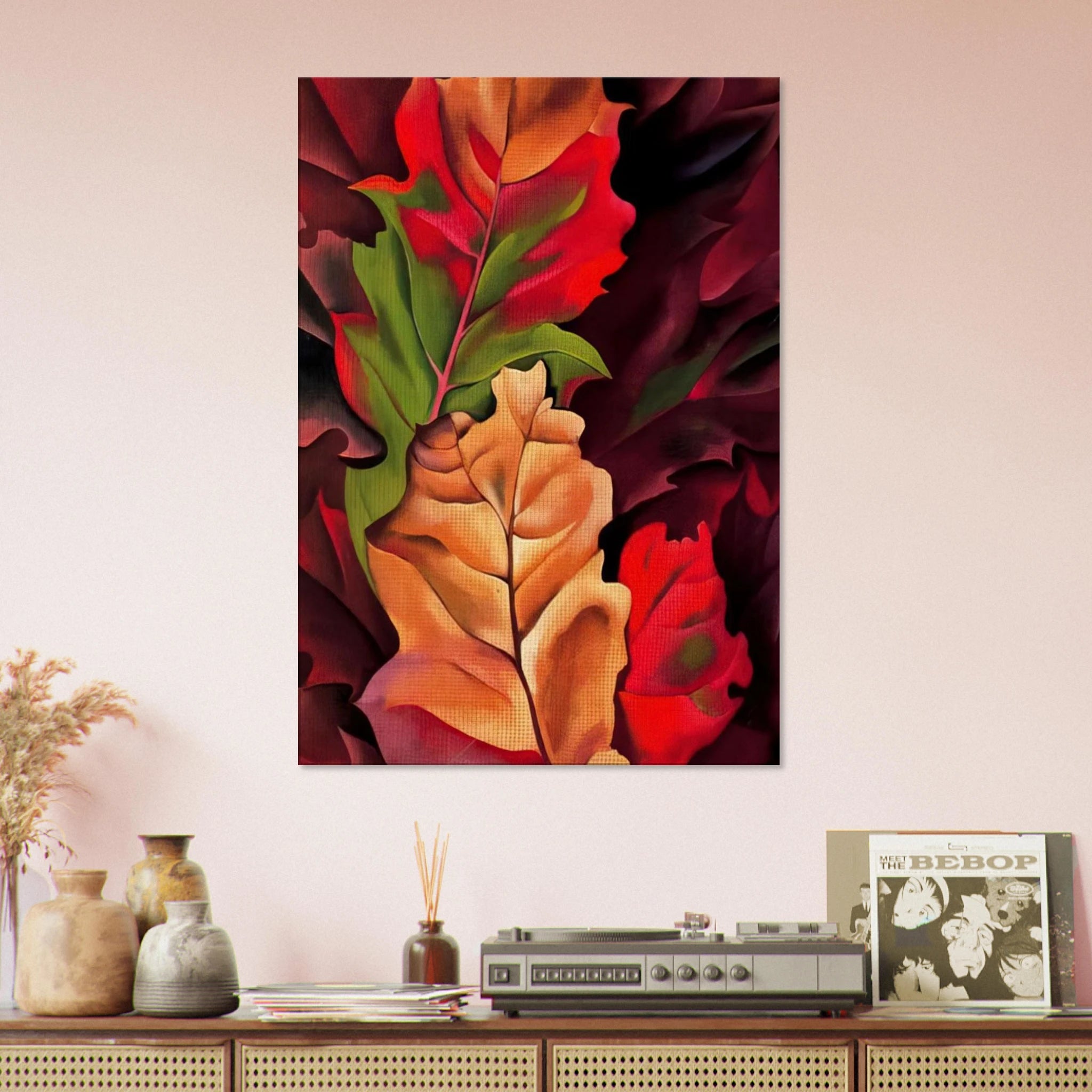 Autumn Leaves - Lake George, N.Y. Canvas | Georgia O'Keeffe Canvas | Georgia O Keeffe Prints
