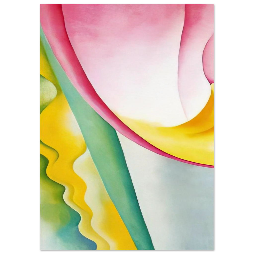 Abstraction No. 77  Tulip  Poster | Georgia O'Keeffe Poster | Georgia O Keeffe Prints