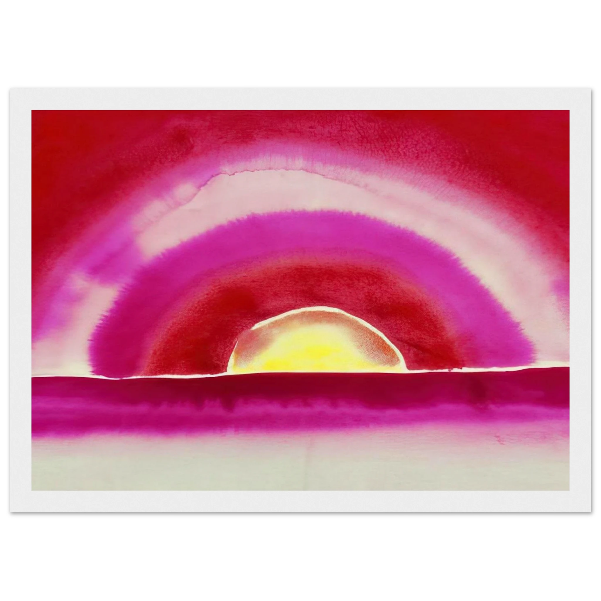Sunrise Framed Poster | Georgia O'Keeffe Framed Prints Wall Art | Georgia O Keeffe Prints