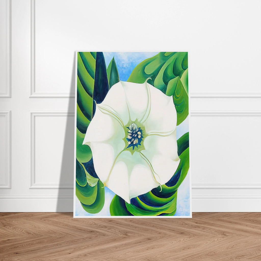 Jimson Weed Framed Poster | Georgia O'Keeffe Framed Prints Wall Art | Georgia O Keeffe Prints