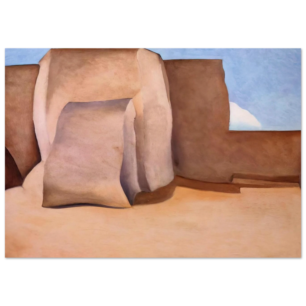 Ranchos Church, New Mexico Poster | Georgia O'Keeffe Poster | Georgia O Keeffe Prints
