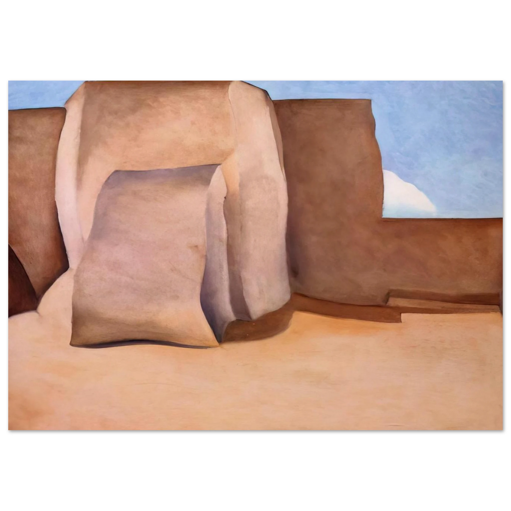 Ranchos Church, New Mexico Poster | Georgia O'Keeffe Poster | Georgia O Keeffe Prints