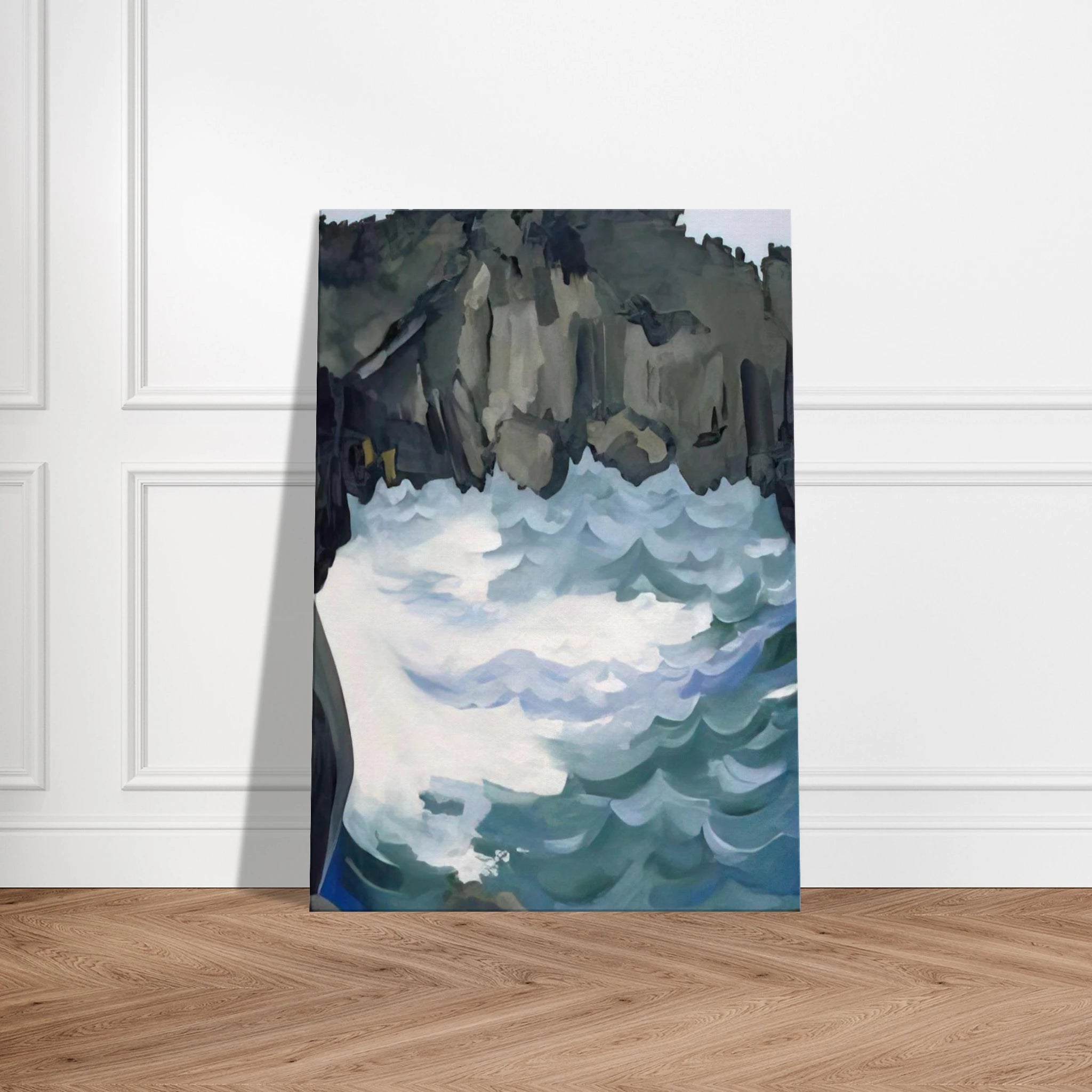 Black Lava Bridge, Hana Coast-No. I Canvas | Georgia O'Keeffe Canvas | Georgia O Keeffe Prints