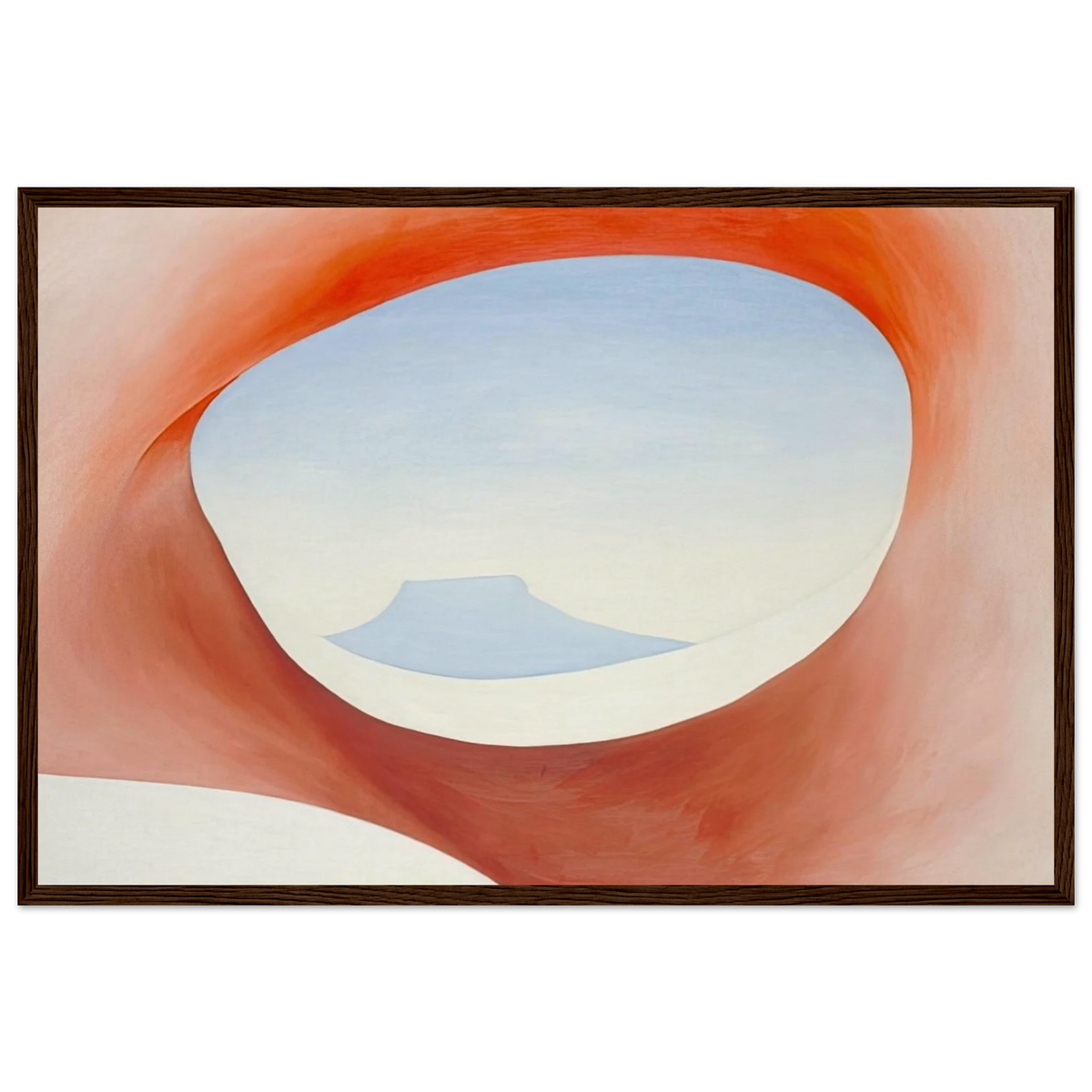 Pedernal - From the Ranch I Framed Poster | Georgia O'Keeffe Framed Prints Wall Art | Georgia O Keeffe Prints