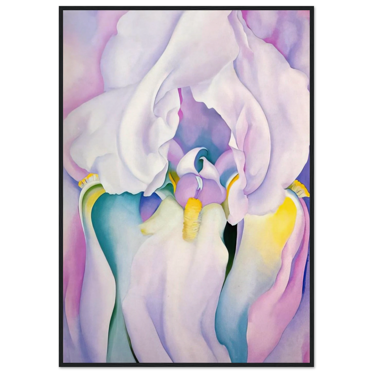 Light of Iris Framed Poster | Georgia O'Keeffe Framed Prints Wall Art | Georgia O Keeffe Prints