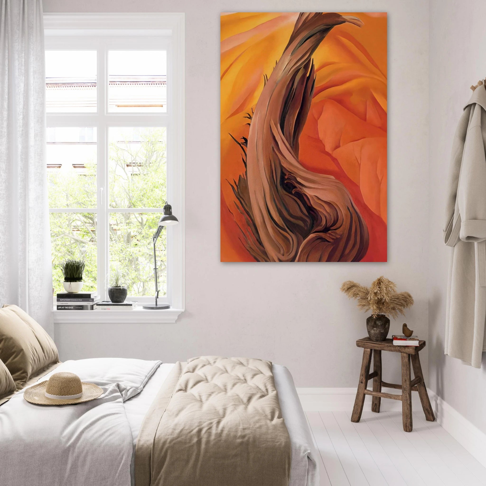 Stump in Red Hills Poster | Georgia O'Keeffe Poster | Georgia O Keeffe Prints