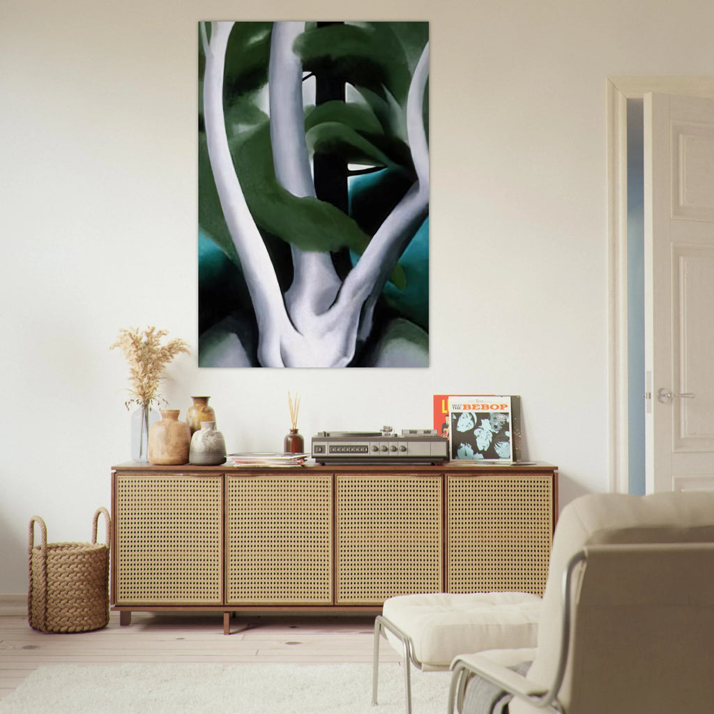 Birch and Pine Tree No. 1 Poster | Georgia O'Keeffe Poster | Georgia O Keeffe Prints