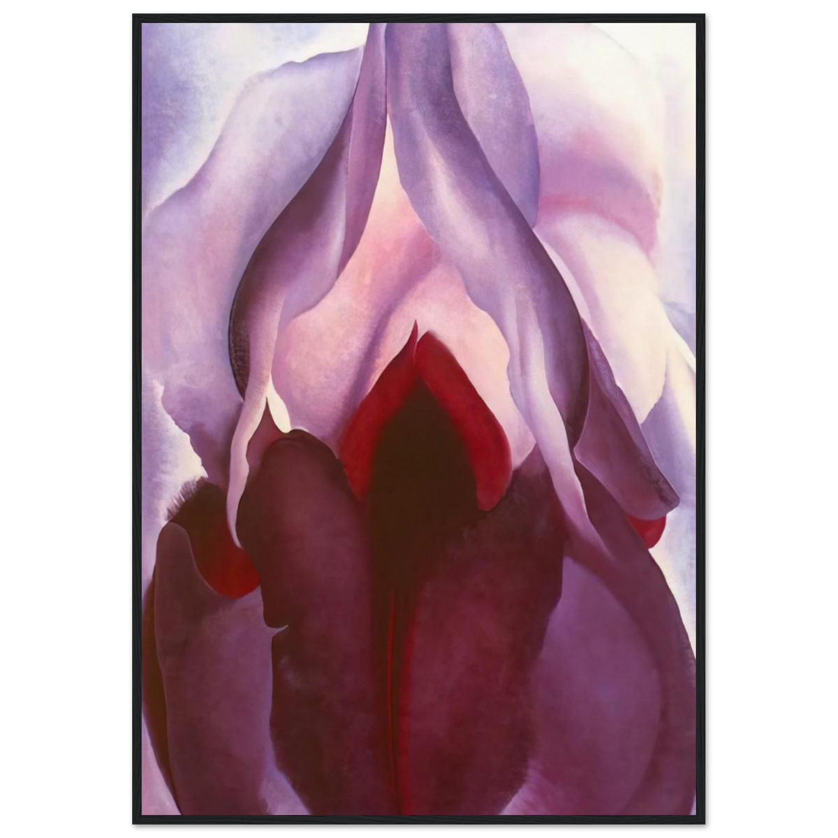 Flower of Life II Framed Poster | Georgia O'Keeffe Framed Prints Wall Art | Georgia O Keeffe Prints