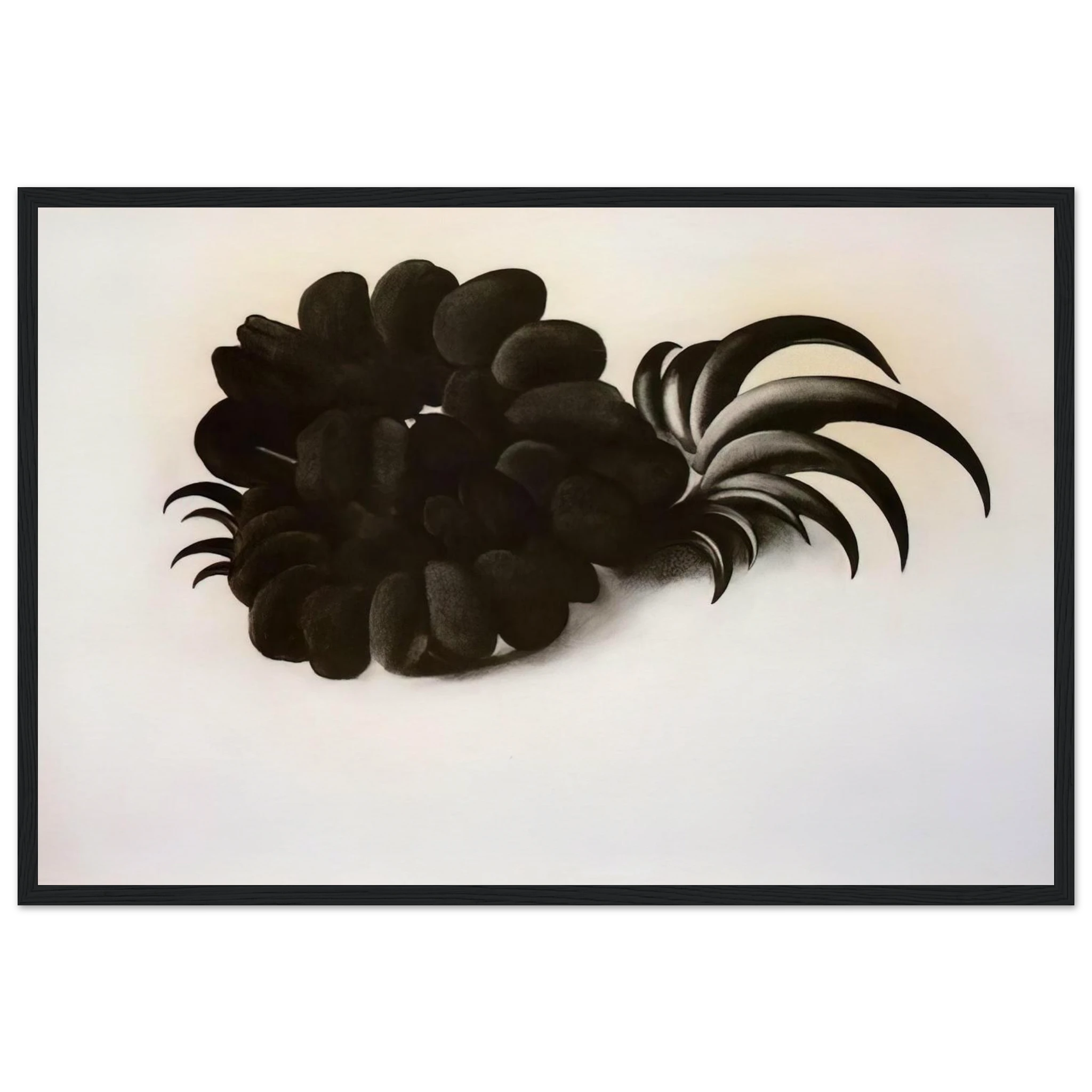 Eagle Claw and Bean Necklace Framed Poster | Georgia O'Keeffe Framed Prints Wall Art | Georgia O Keeffe Prints