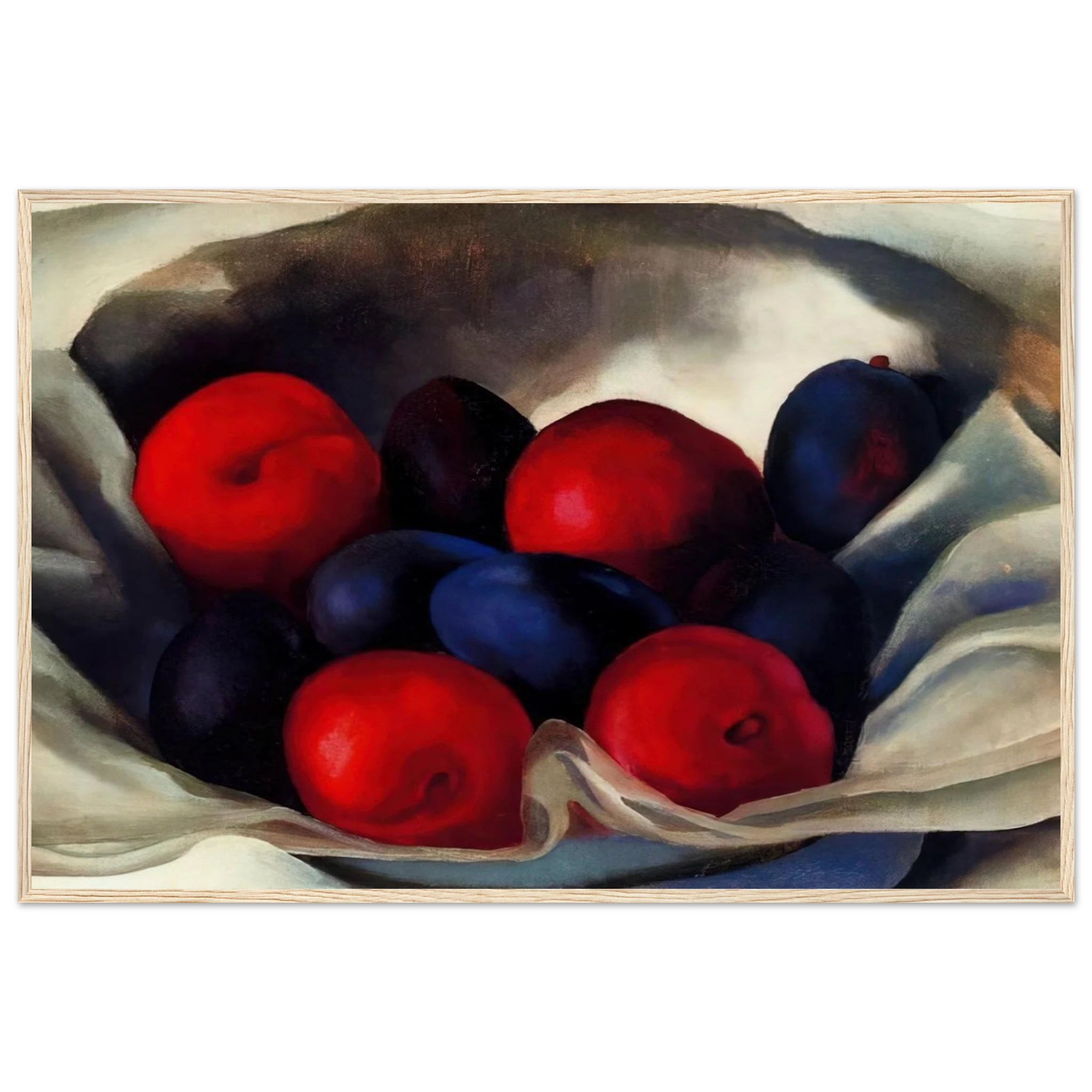 Plums Framed Poster | Georgia O'Keeffe Framed Prints Wall Art | Georgia O Keeffe Prints