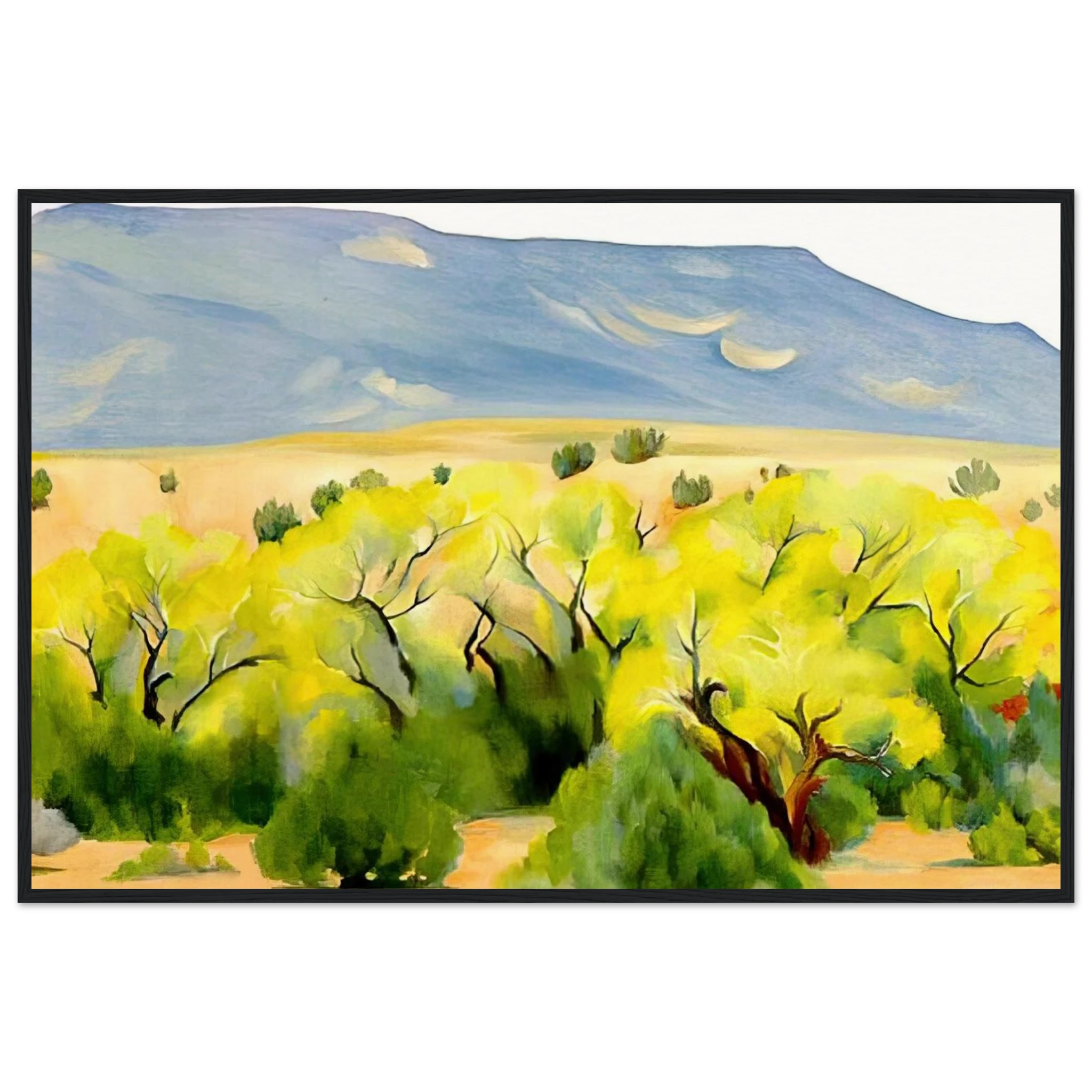 Cottonwood III Framed Poster | Georgia O'Keeffe Framed Prints Wall Art | Georgia O Keeffe Prints
