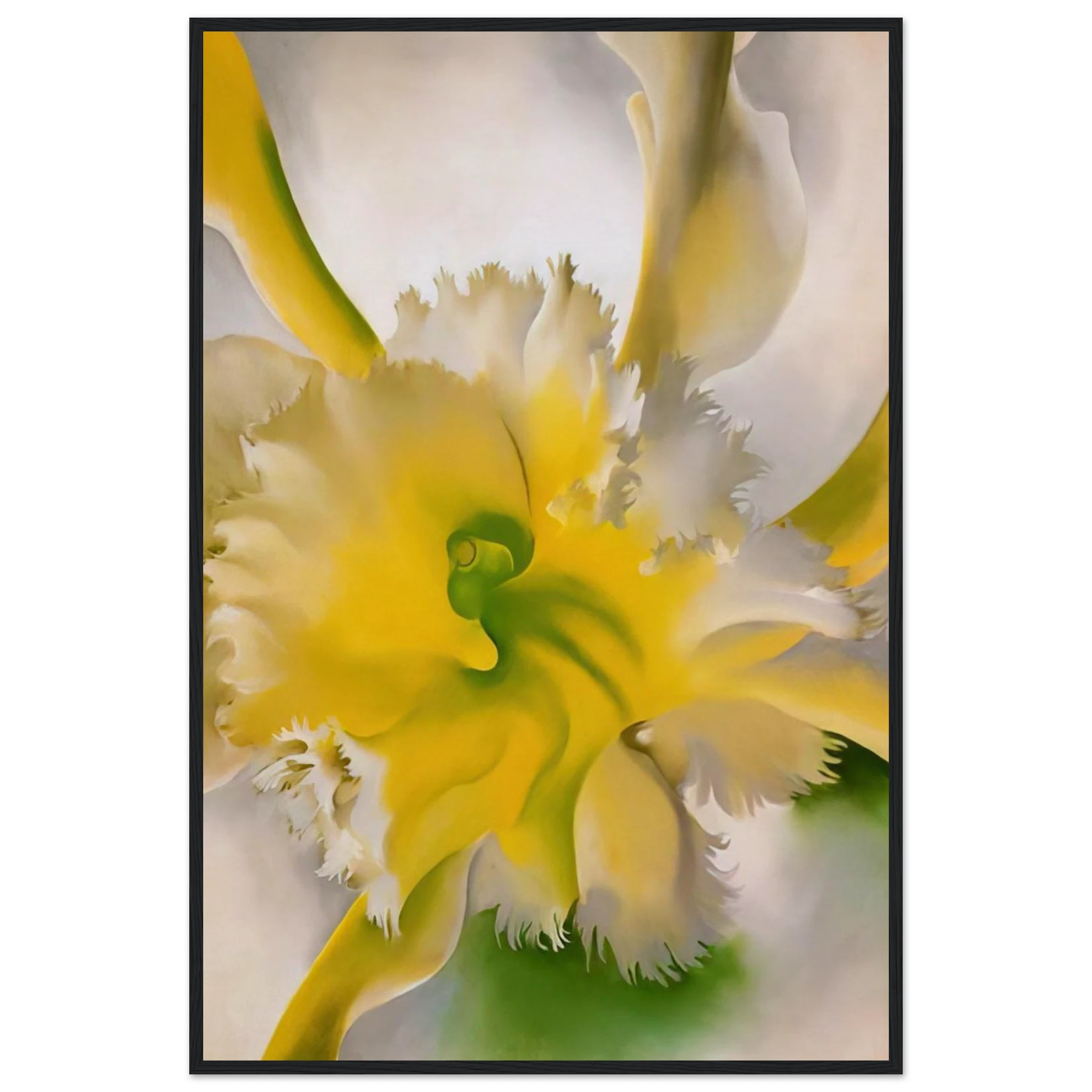 An Orchid Framed Poster | Georgia O'Keeffe Framed Prints Wall Art | Georgia O Keeffe Prints