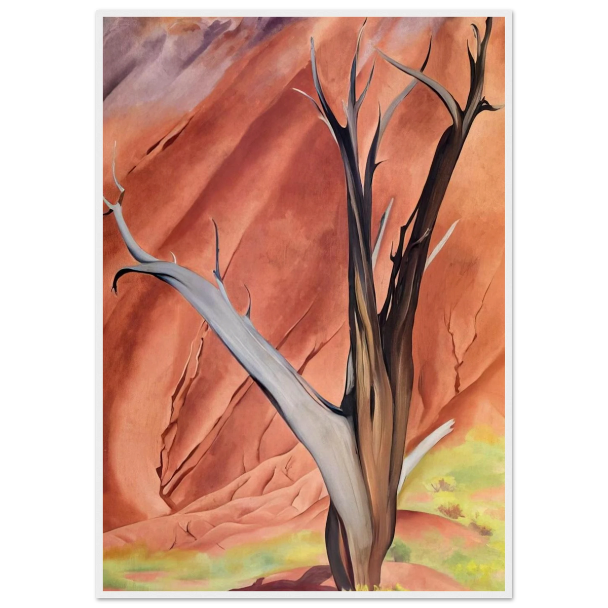 Gerald`s Tree Framed Poster | Georgia O'Keeffe Framed Prints Wall Art | Georgia O Keeffe Prints