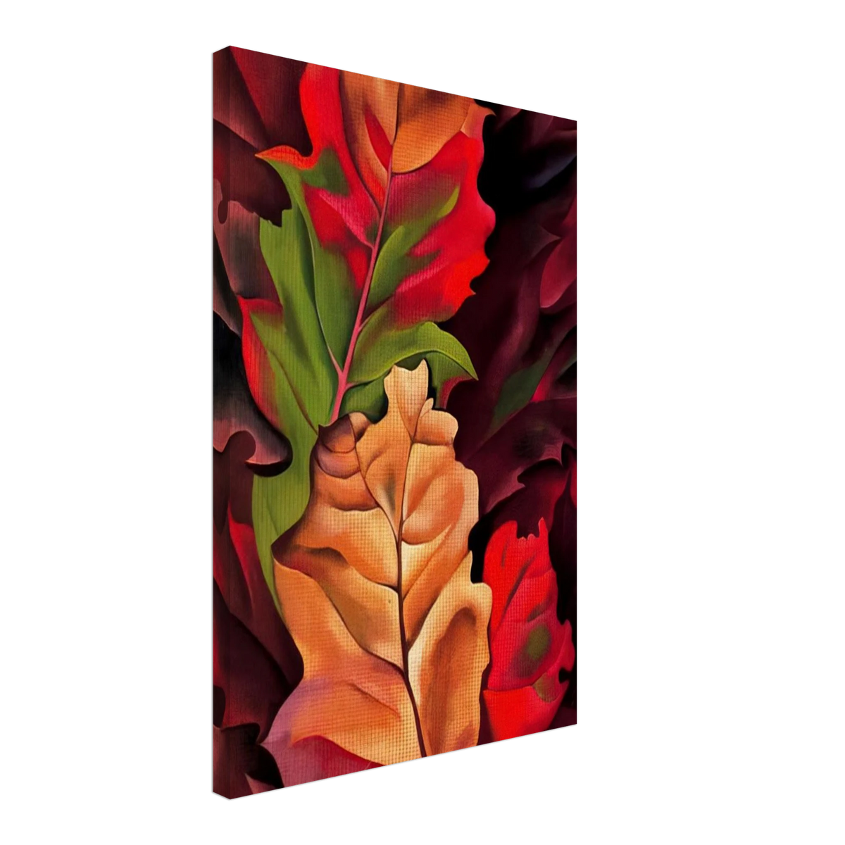 Autumn Leaves - Lake George, N.Y. Canvas | Georgia O'Keeffe Canvas | Georgia O Keeffe Prints