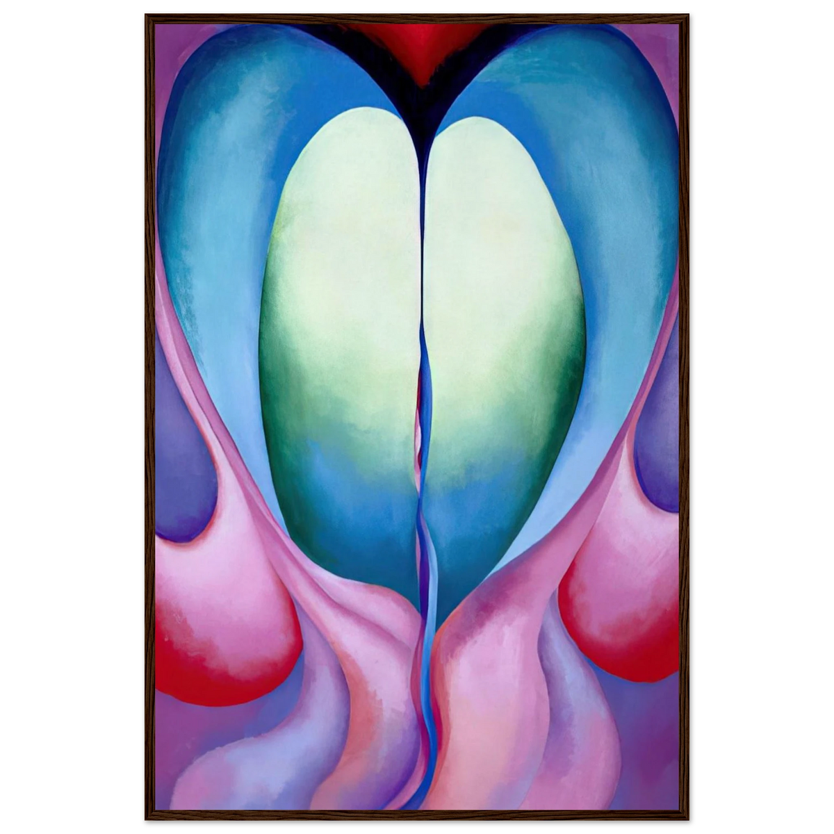 Series I, No. 8 Framed Poster | Georgia O'Keeffe Framed Prints Wall Art | Georgia O Keeffe Prints