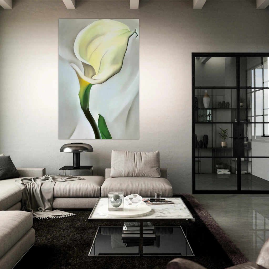 Calla Lily Turned Away Poster | Georgia O'Keeffe Poster | Georgia O Keeffe Prints