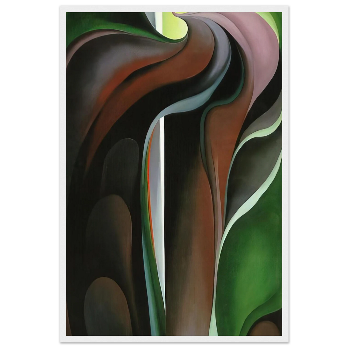 Jack-in-the-Pulpit ?V Framed Poster | Georgia O'Keeffe Framed Prints Wall Art | Georgia O Keeffe Prints