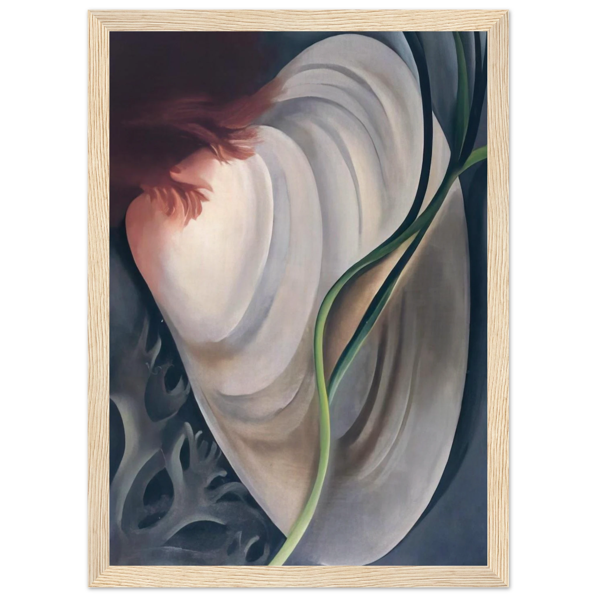 Shell No 2 Framed Poster | Georgia O'Keeffe Framed Prints Wall Art | Georgia O Keeffe Prints