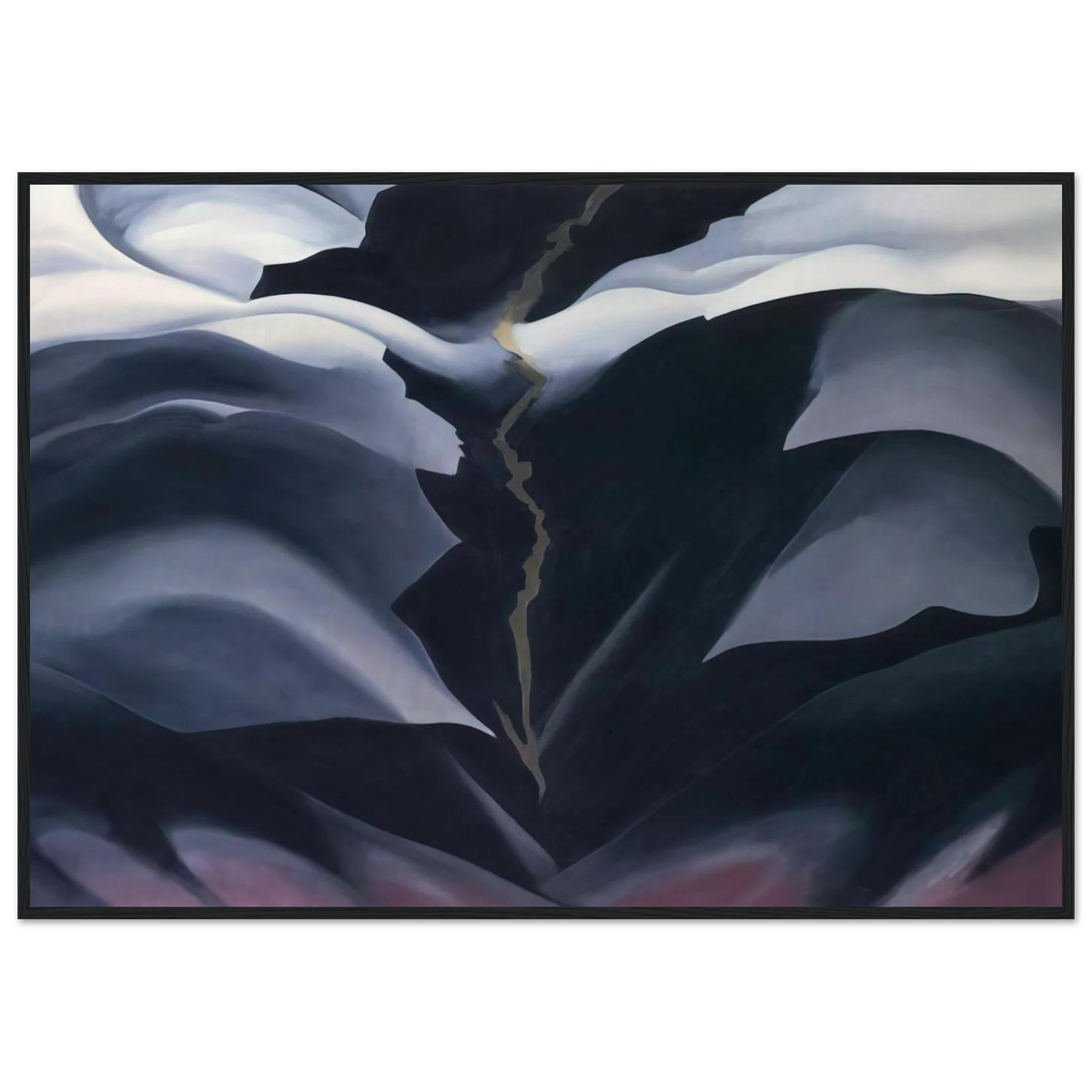 Black Place II Framed Poster | Georgia O'Keeffe Framed Prints Wall Art | Georgia O Keeffe Prints