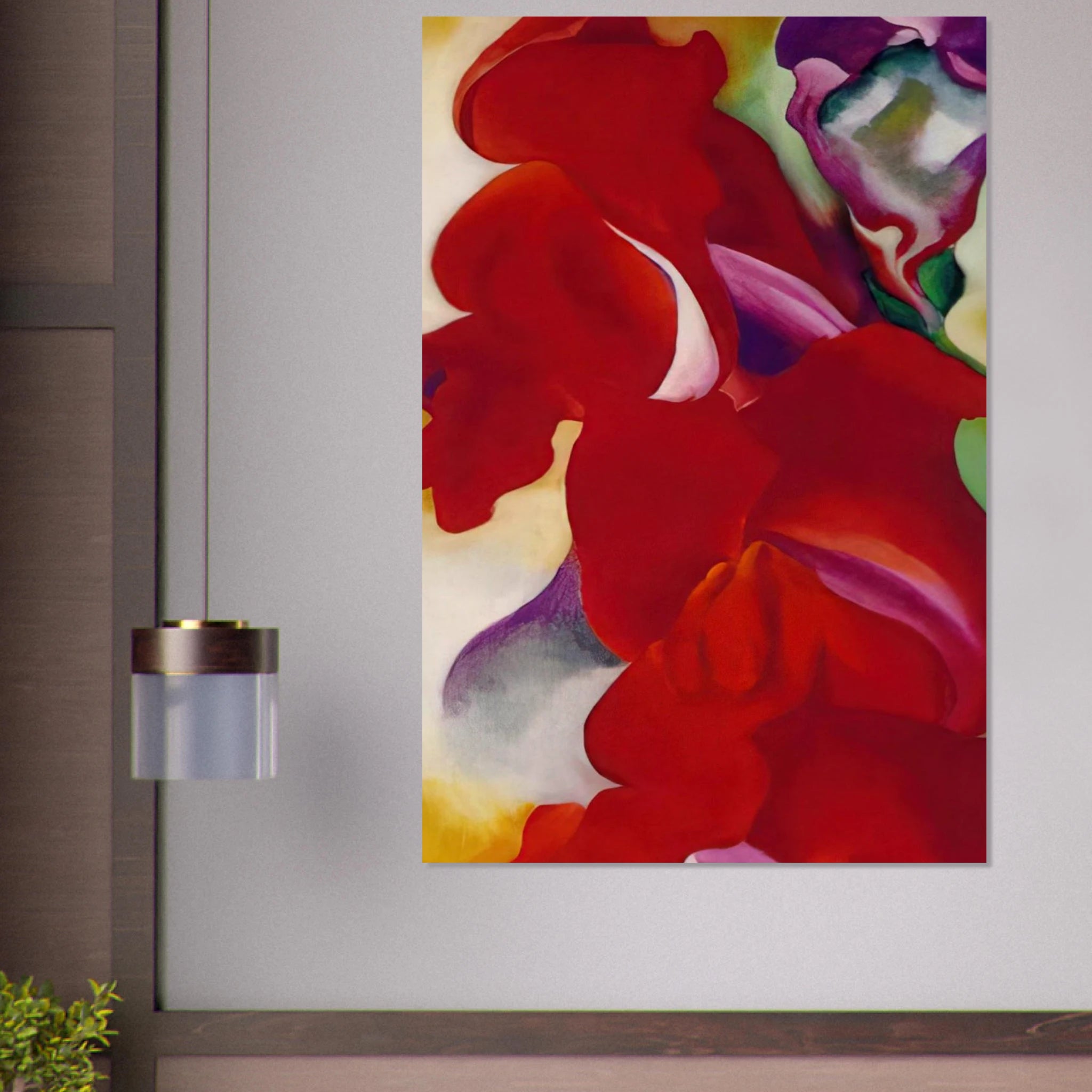Red Snapdragons Poster | Georgia O'Keeffe Poster | Georgia O Keeffe Prints