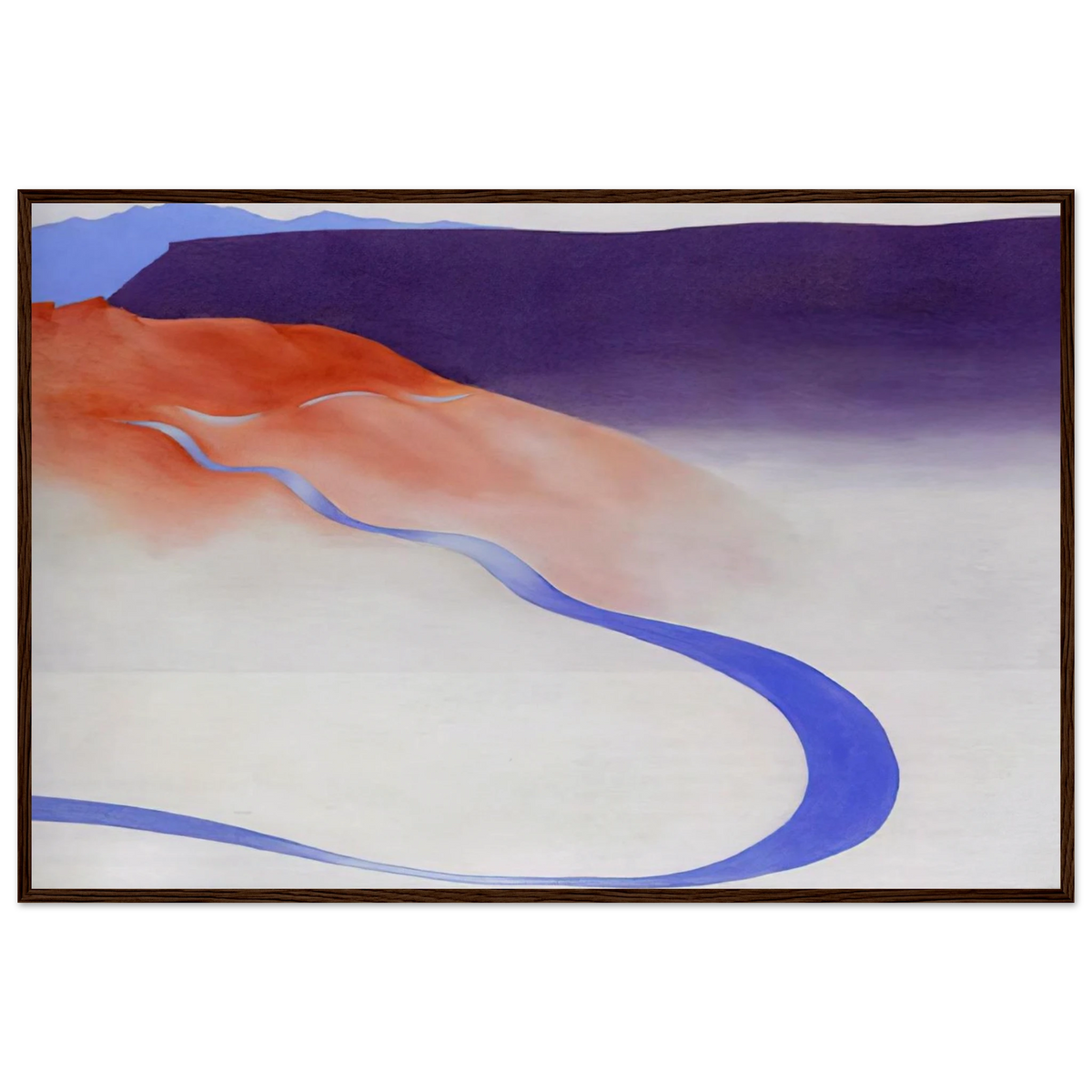 Road to the Ranch Framed Poster | Georgia O'Keeffe Framed Prints Wall Art | Georgia O Keeffe Prints