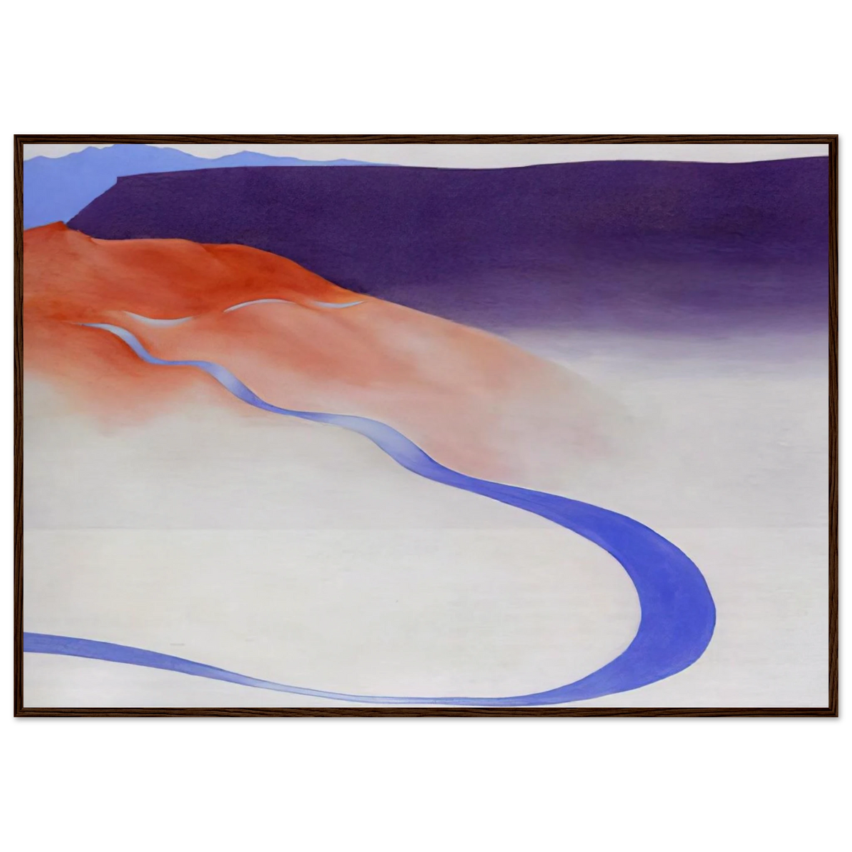 Road to the Ranch Framed Poster | Georgia O'Keeffe Framed Prints Wall Art | Georgia O Keeffe Prints