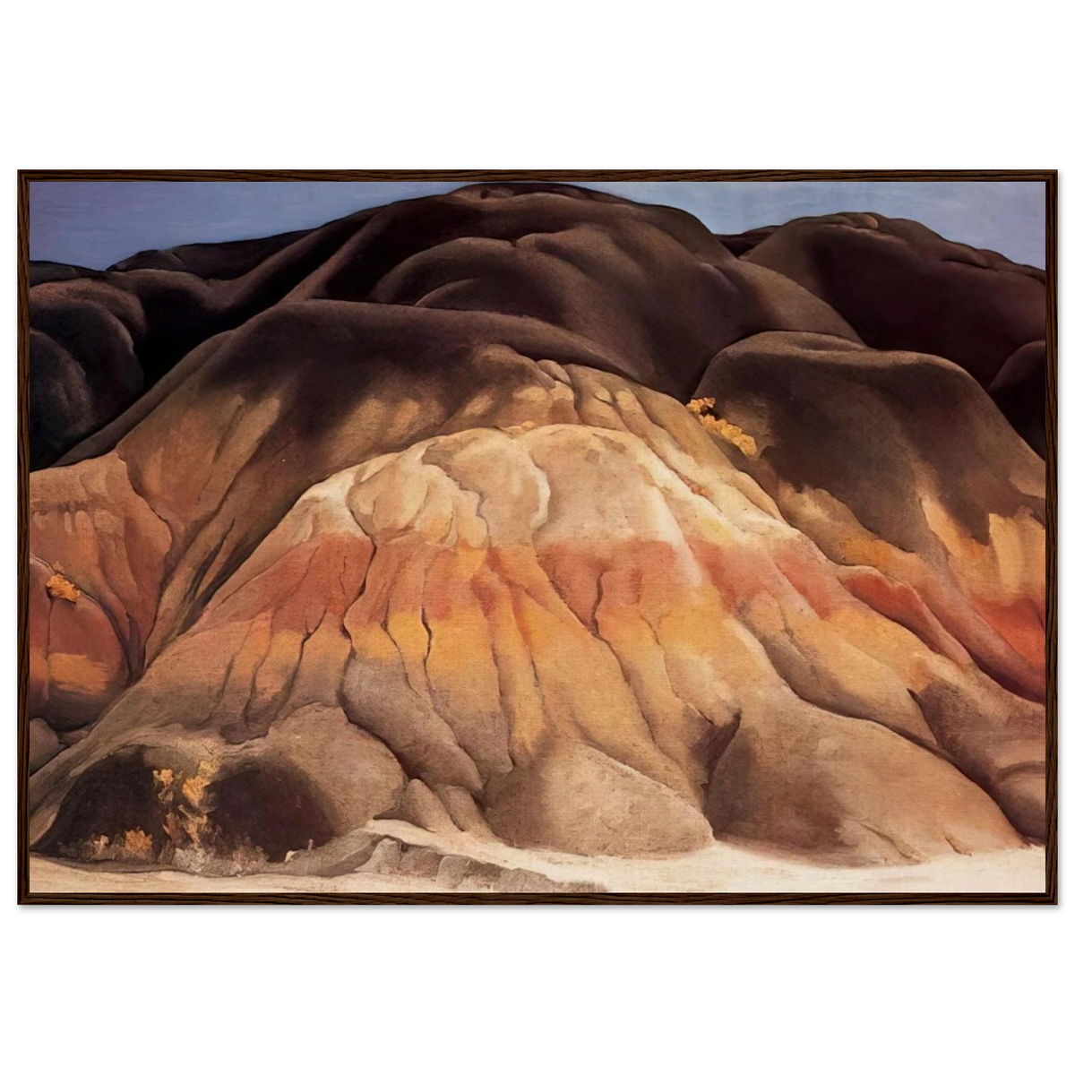 Grey Hills Framed Poster | Georgia O'Keeffe Framed Prints Wall Art | Georgia O Keeffe Prints