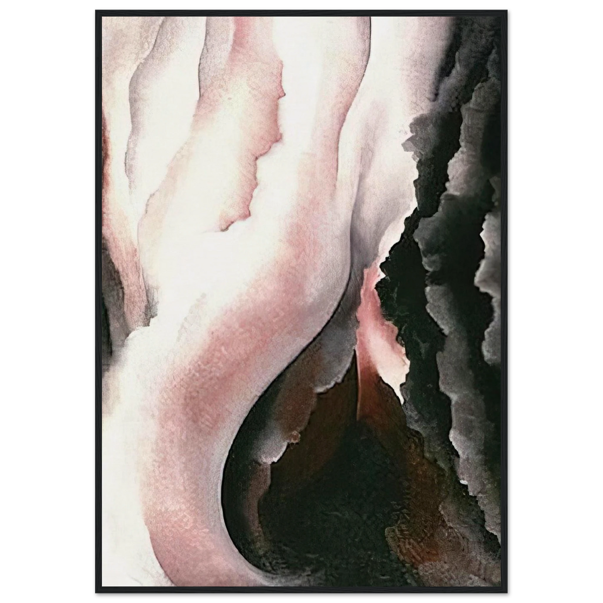 Dark Iris ?2 Framed Poster | Georgia O'Keeffe Framed Prints Wall Art | Georgia O Keeffe Prints