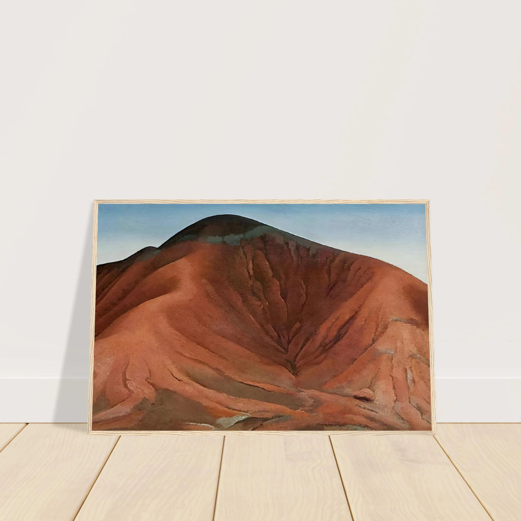 Small Purple Hills Framed Poster | Georgia O'Keeffe Framed Prints Wall Art | Georgia O Keeffe Prints