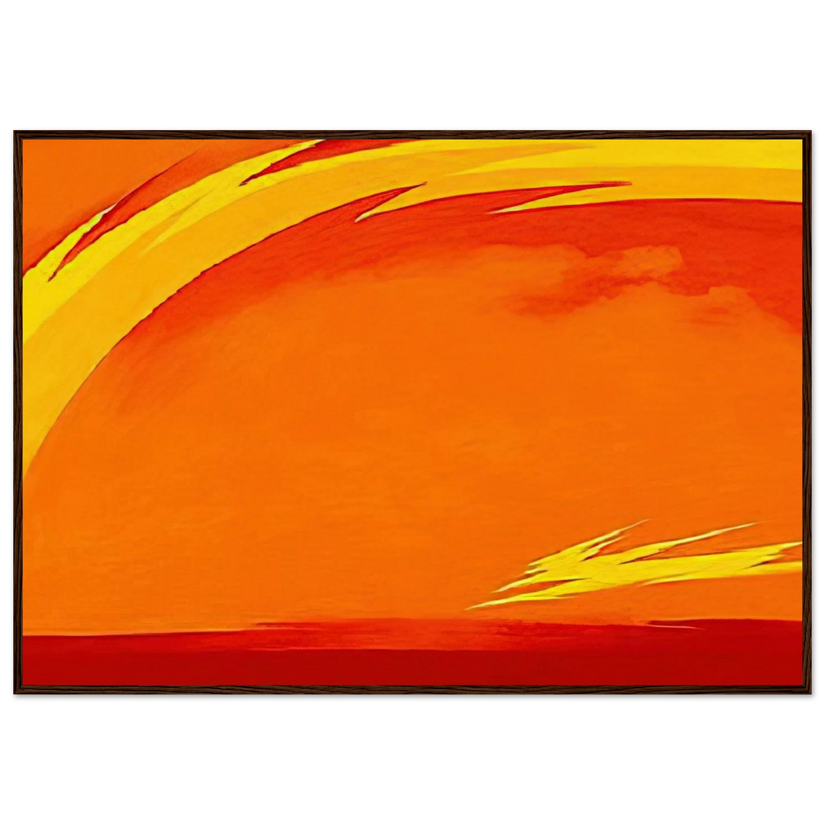 From the Plains II Framed Poster | Georgia O'Keeffe Framed Prints Wall Art | Georgia O Keeffe Prints
