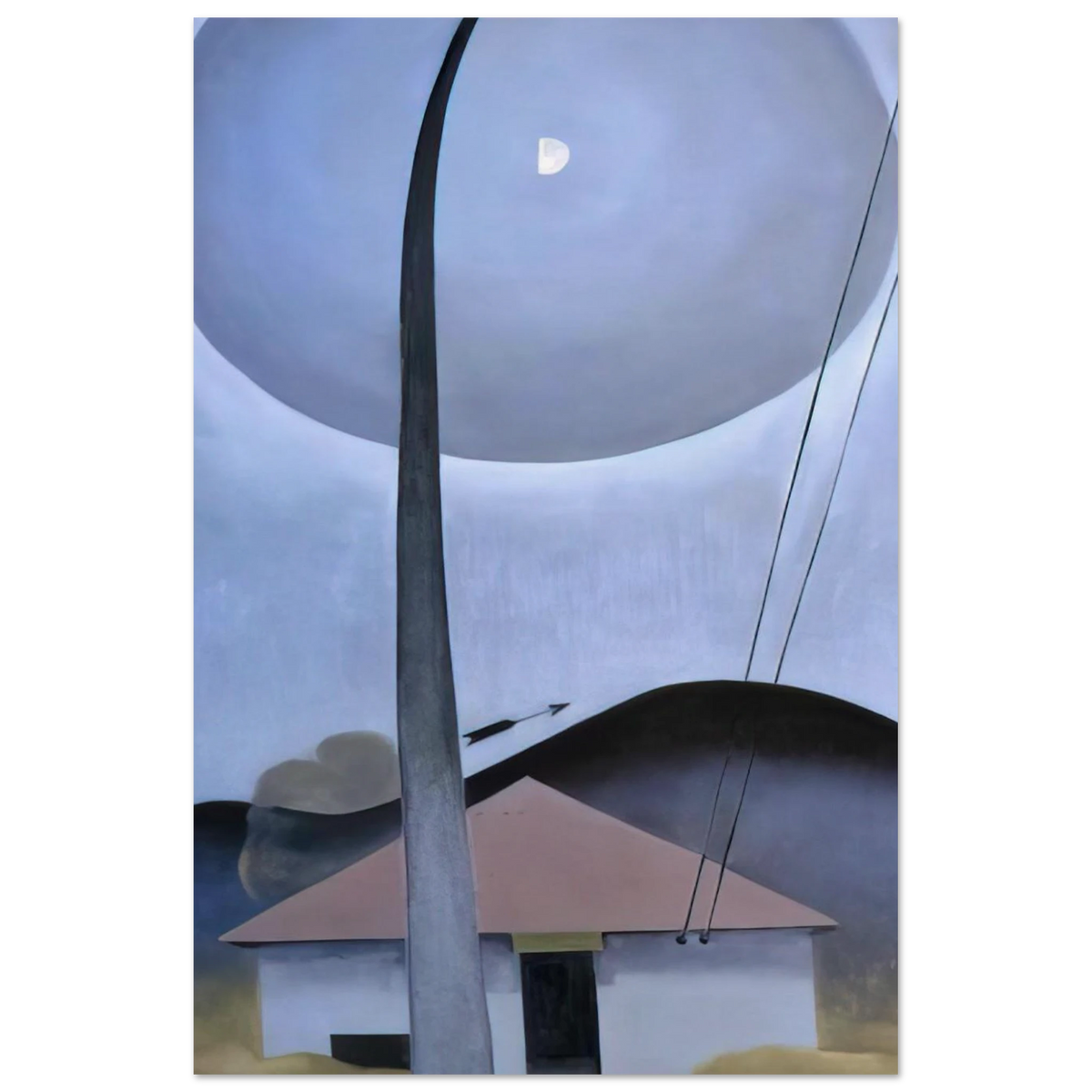 Little House with Flagpole Poster | Georgia O'Keeffe Poster | Georgia O Keeffe Prints