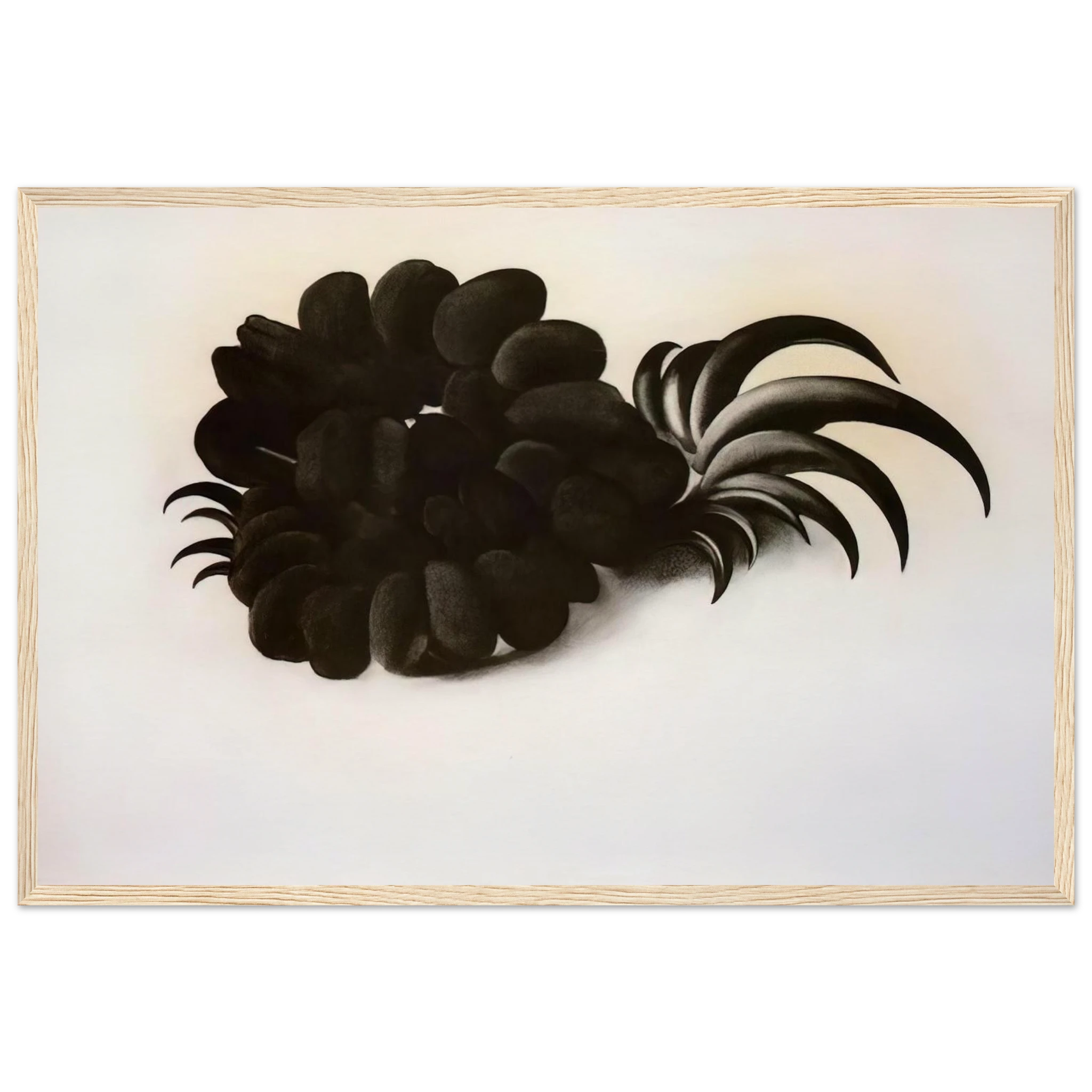 Eagle Claw and Bean Necklace Framed Poster | Georgia O'Keeffe Framed Prints Wall Art | Georgia O Keeffe Prints