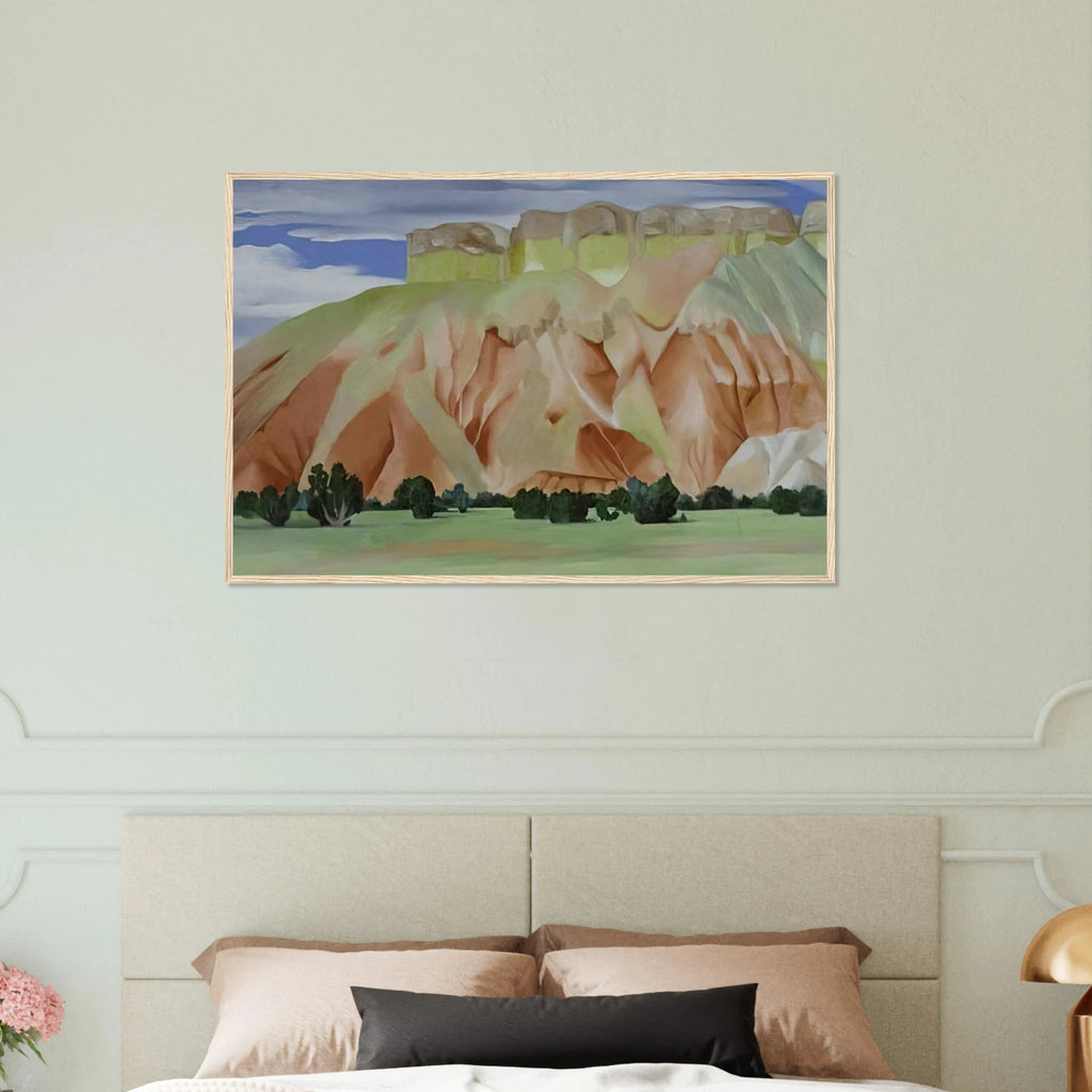 My Backyard Framed Poster | Georgia O'Keeffe Framed Prints Wall Art | Georgia O Keeffe Prints