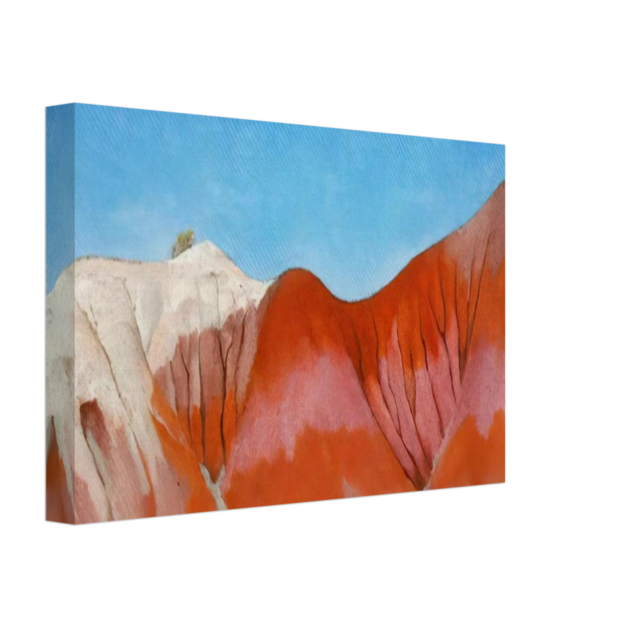 Series near abiquiu, New Mexico - Hills to the left Canvas | Georgia O'Keeffe Canvas | Georgia O Keeffe Prints