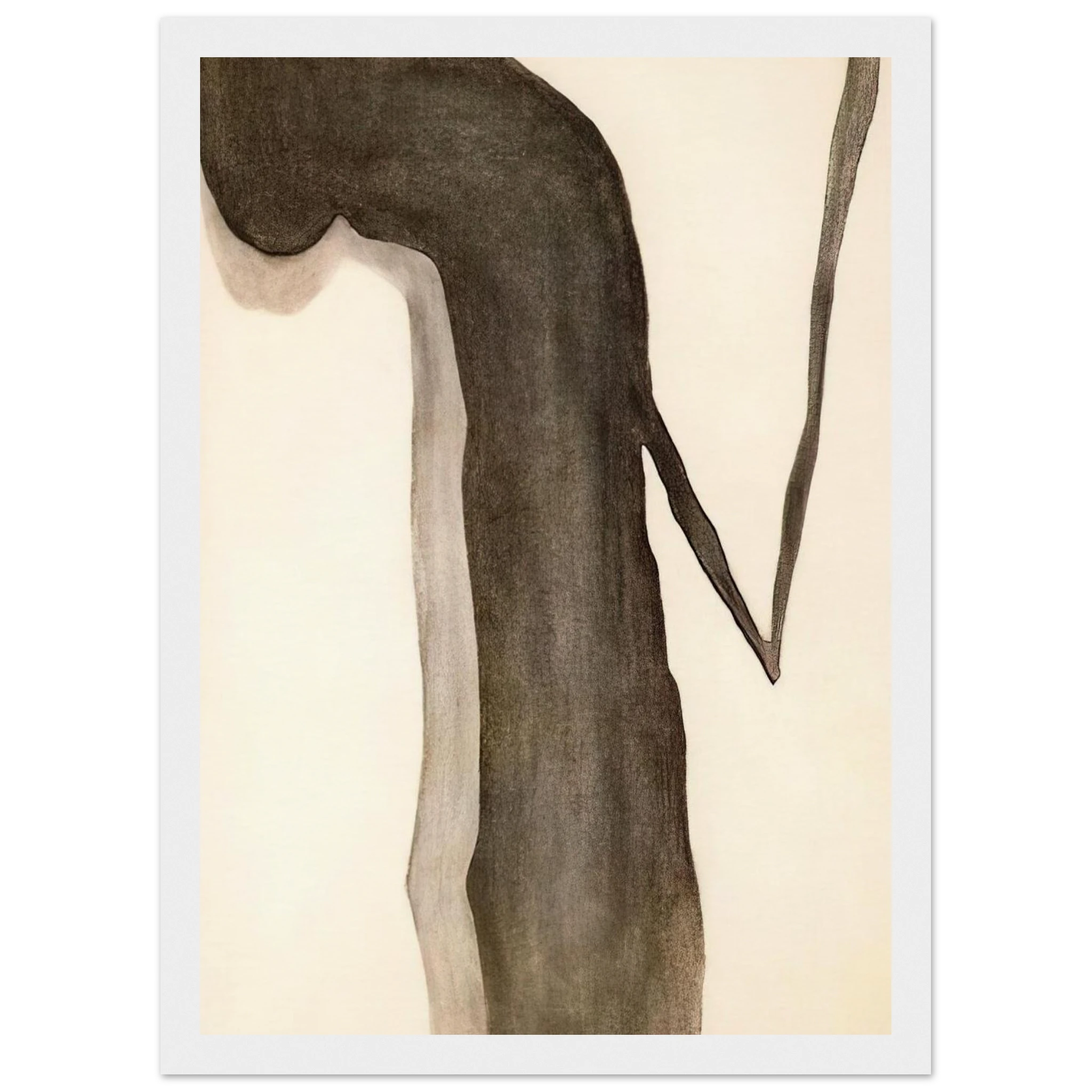Drawing V Framed Poster | Georgia O'Keeffe Framed Prints Wall Art | Georgia O Keeffe Prints