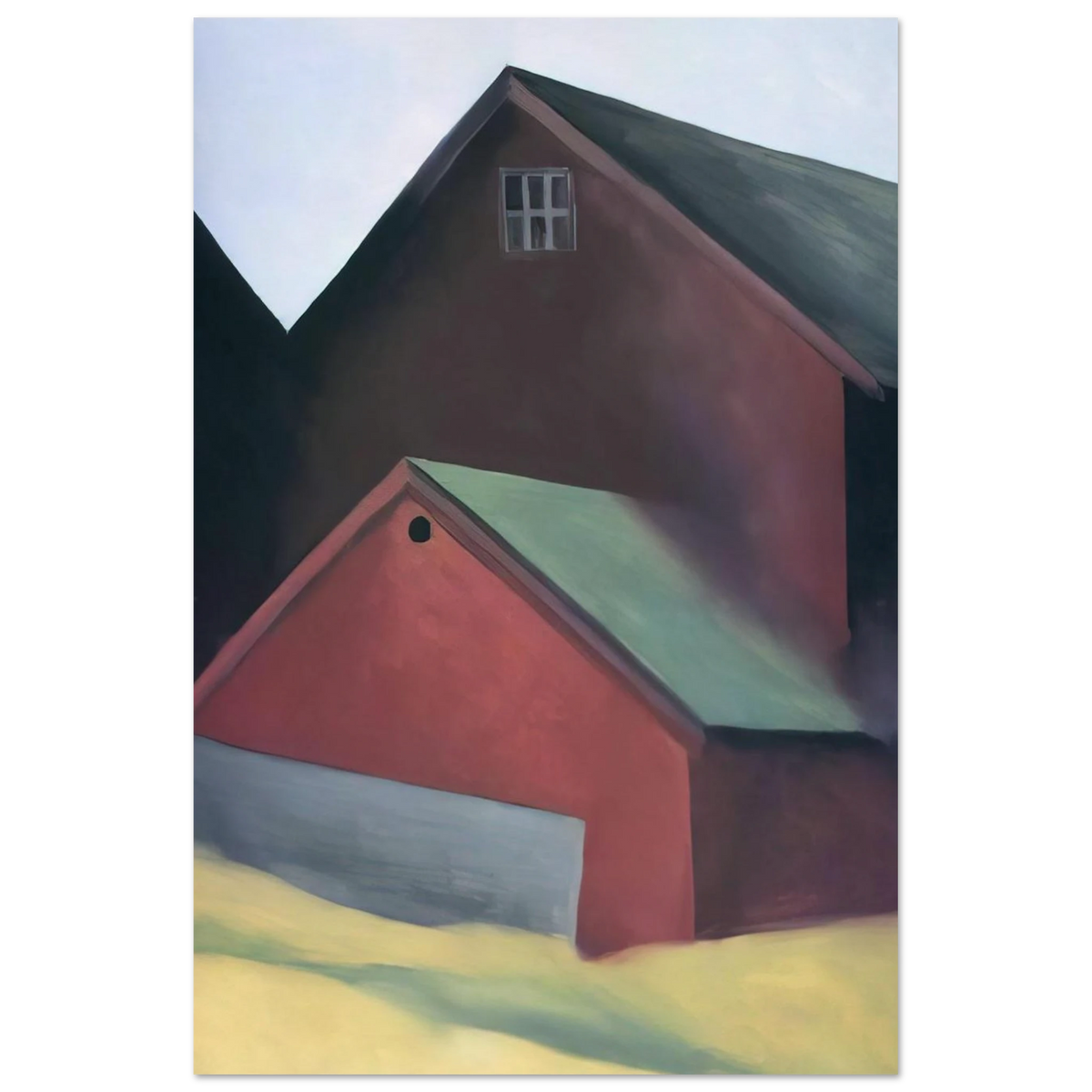 Ends Of Barns Poster | Georgia O'Keeffe Poster | Georgia O Keeffe Prints