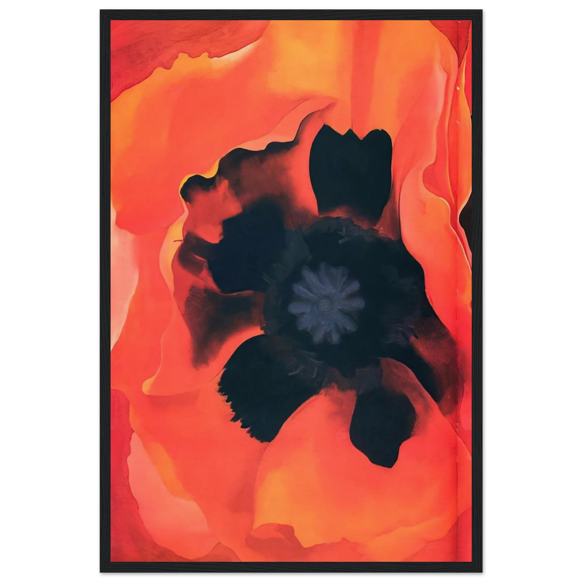Poppy 2 Framed Poster | Georgia O'Keeffe Framed Prints Wall Art | Georgia O Keeffe Prints