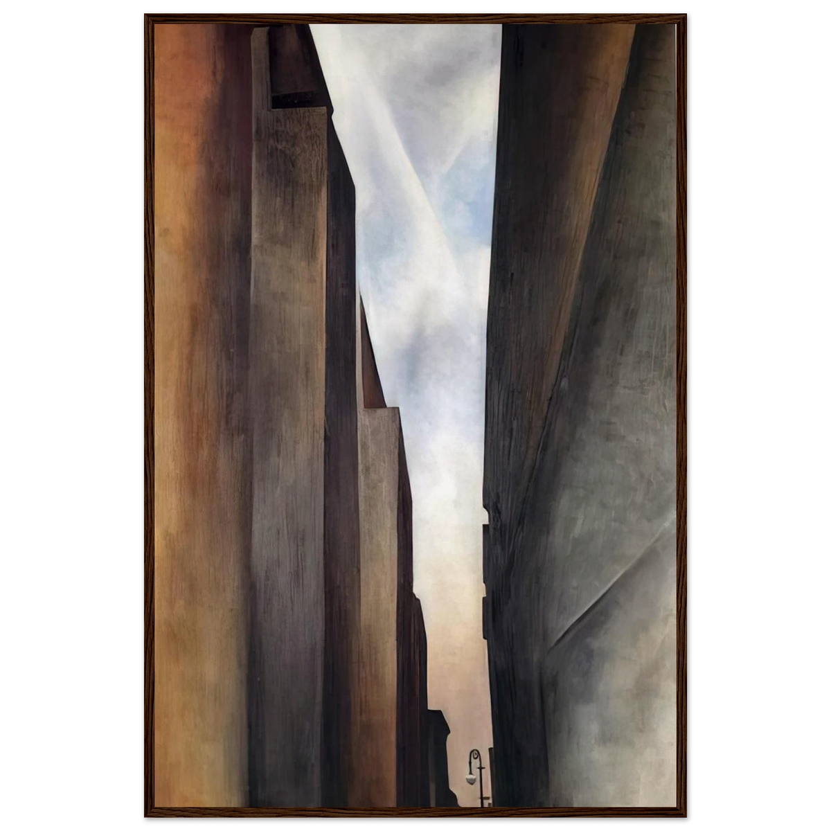 Street of New York II Framed Poster | Georgia O'Keeffe Framed Prints Wall Art | Georgia O Keeffe Prints