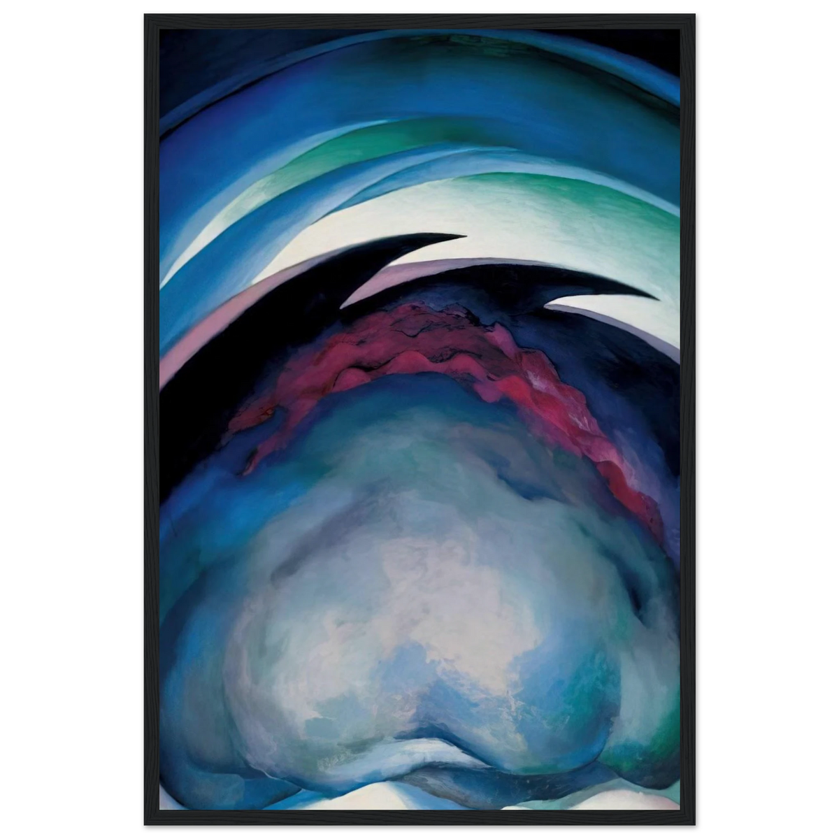 From the Plains I Framed Poster | Georgia O'Keeffe Framed Prints Wall Art | Georgia O Keeffe Prints