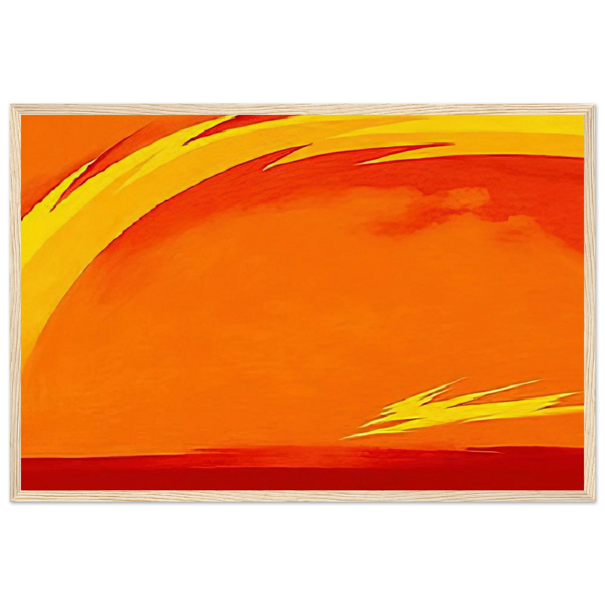 From the Plains II Framed Poster | Georgia O'Keeffe Framed Prints Wall Art | Georgia O Keeffe Prints