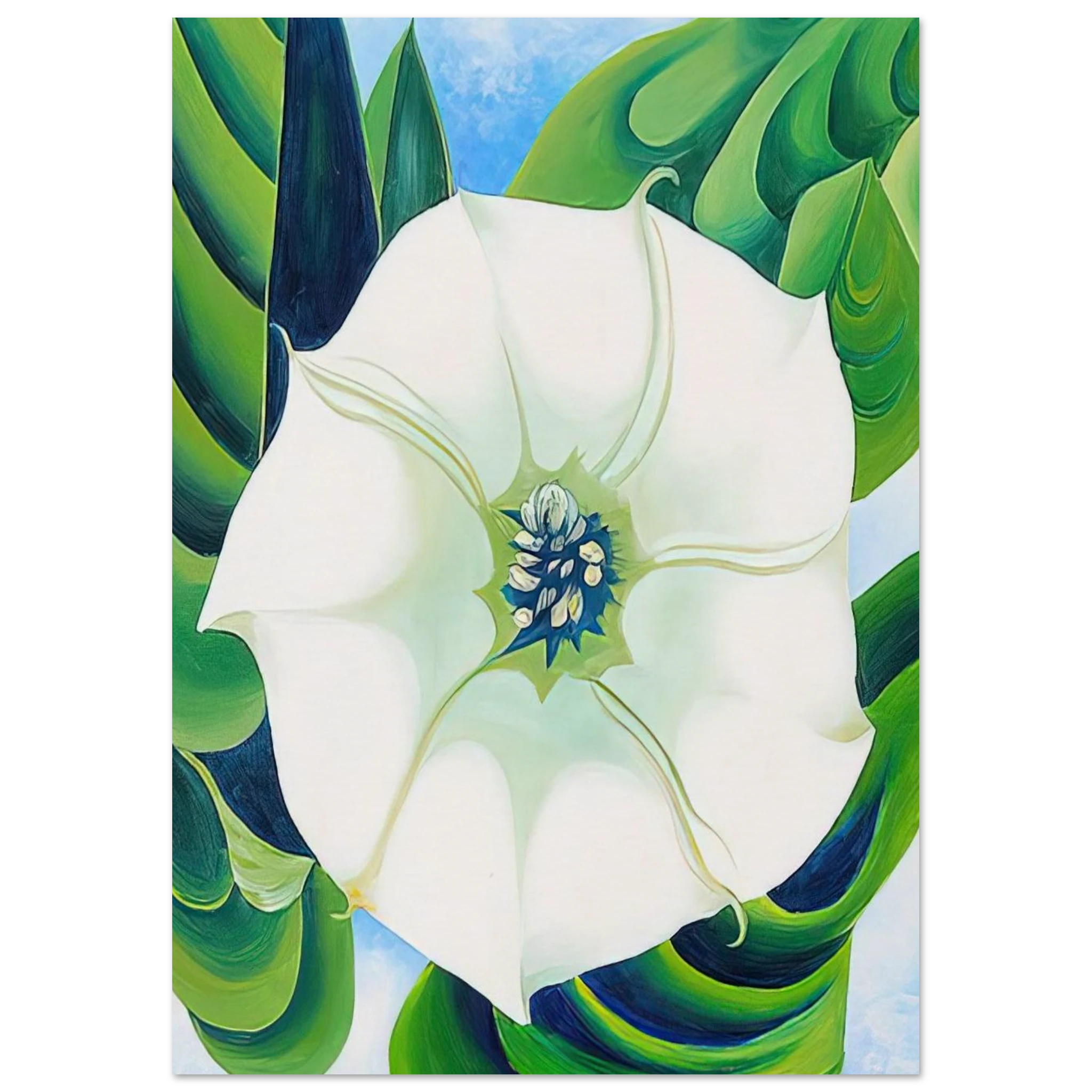 Jimson Weed Poster | Georgia O'Keeffe Poster | Georgia O Keeffe Prints