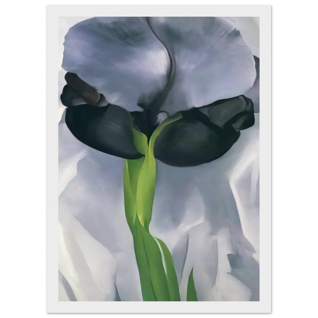 Iris 7 Framed Poster | Georgia O'Keeffe Framed Prints Wall Art | Georgia O Keeffe Prints