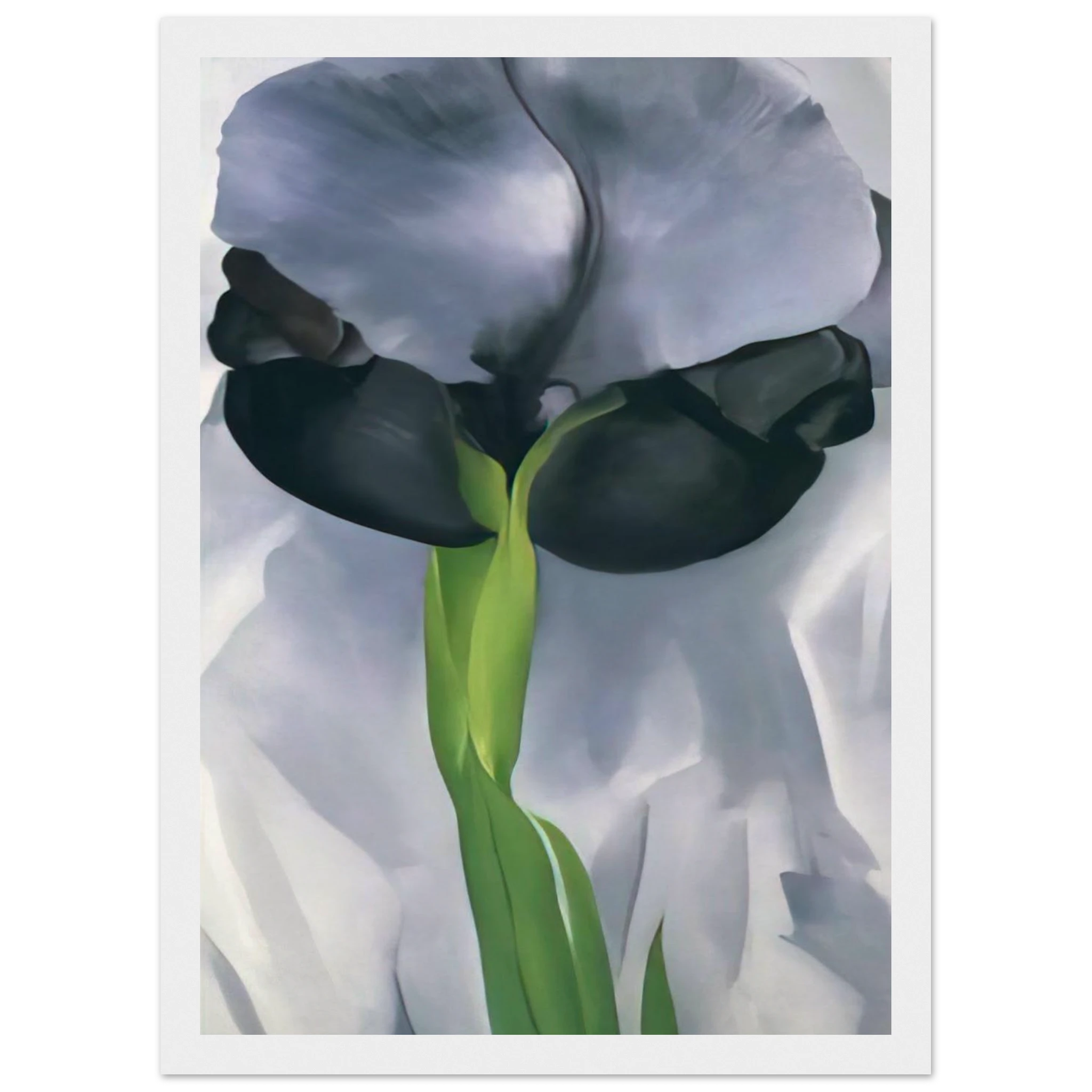 Iris 7 Framed Poster | Georgia O'Keeffe Framed Prints Wall Art | Georgia O Keeffe Prints