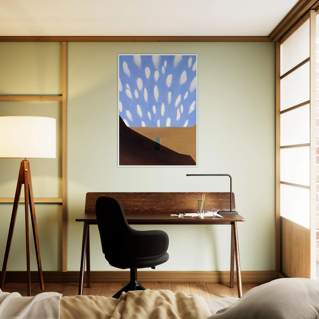 In the Patio VIII Framed Poster | Georgia O'Keeffe Framed Prints Wall Art | Georgia O Keeffe Prints