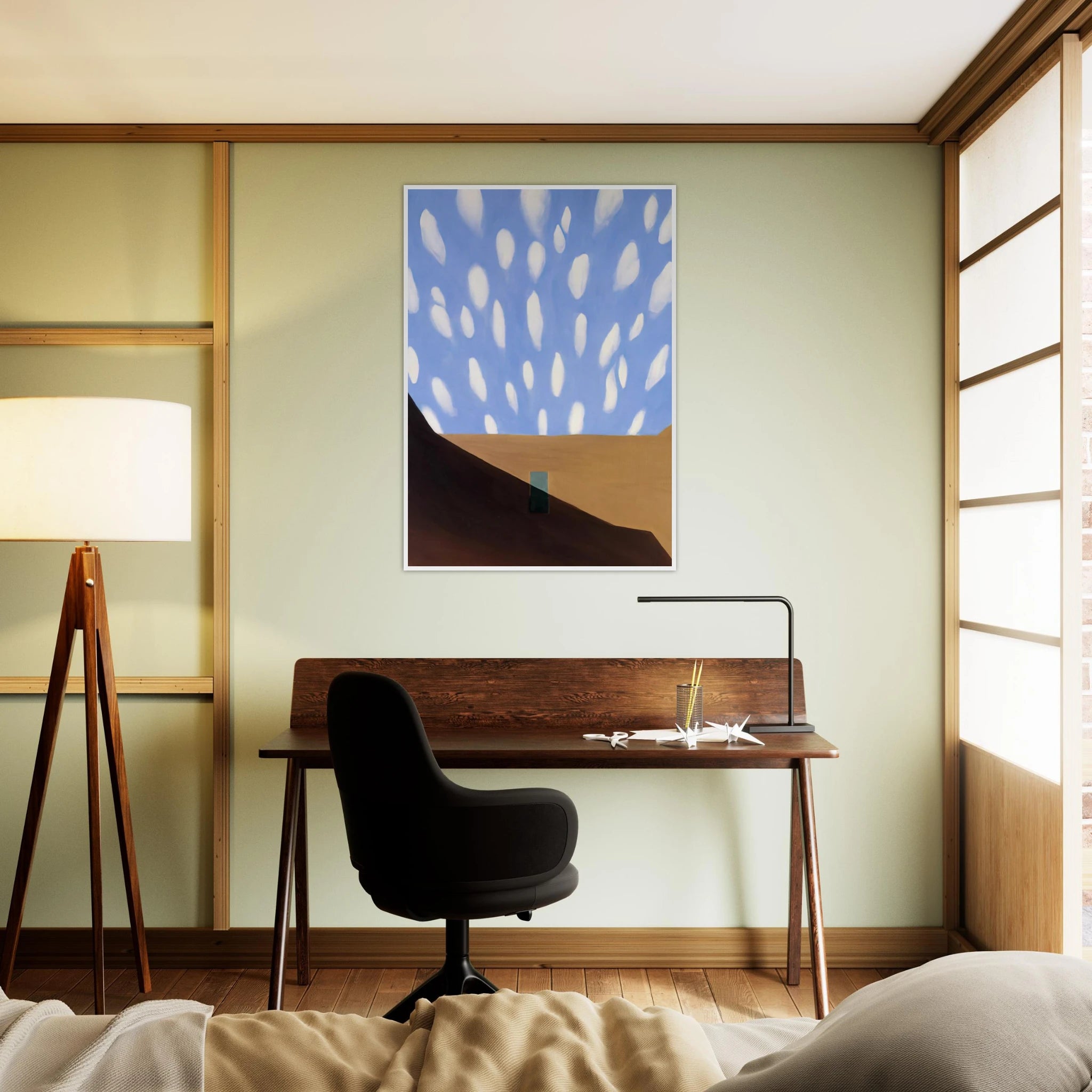 In the Patio VIII Framed Poster | Georgia O'Keeffe Framed Prints Wall Art | Georgia O Keeffe Prints
