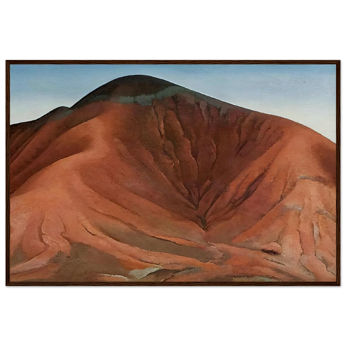 Small Purple Hills Framed Poster | Georgia O'Keeffe Framed Prints Wall Art | Georgia O Keeffe Prints