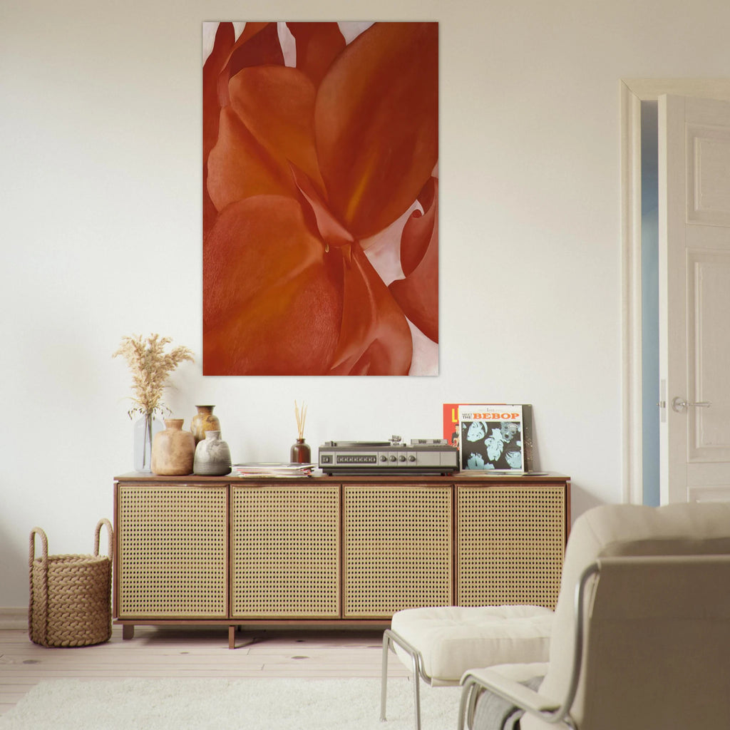 Red Cannas Poster | Georgia O'Keeffe Poster | Georgia O Keeffe Prints