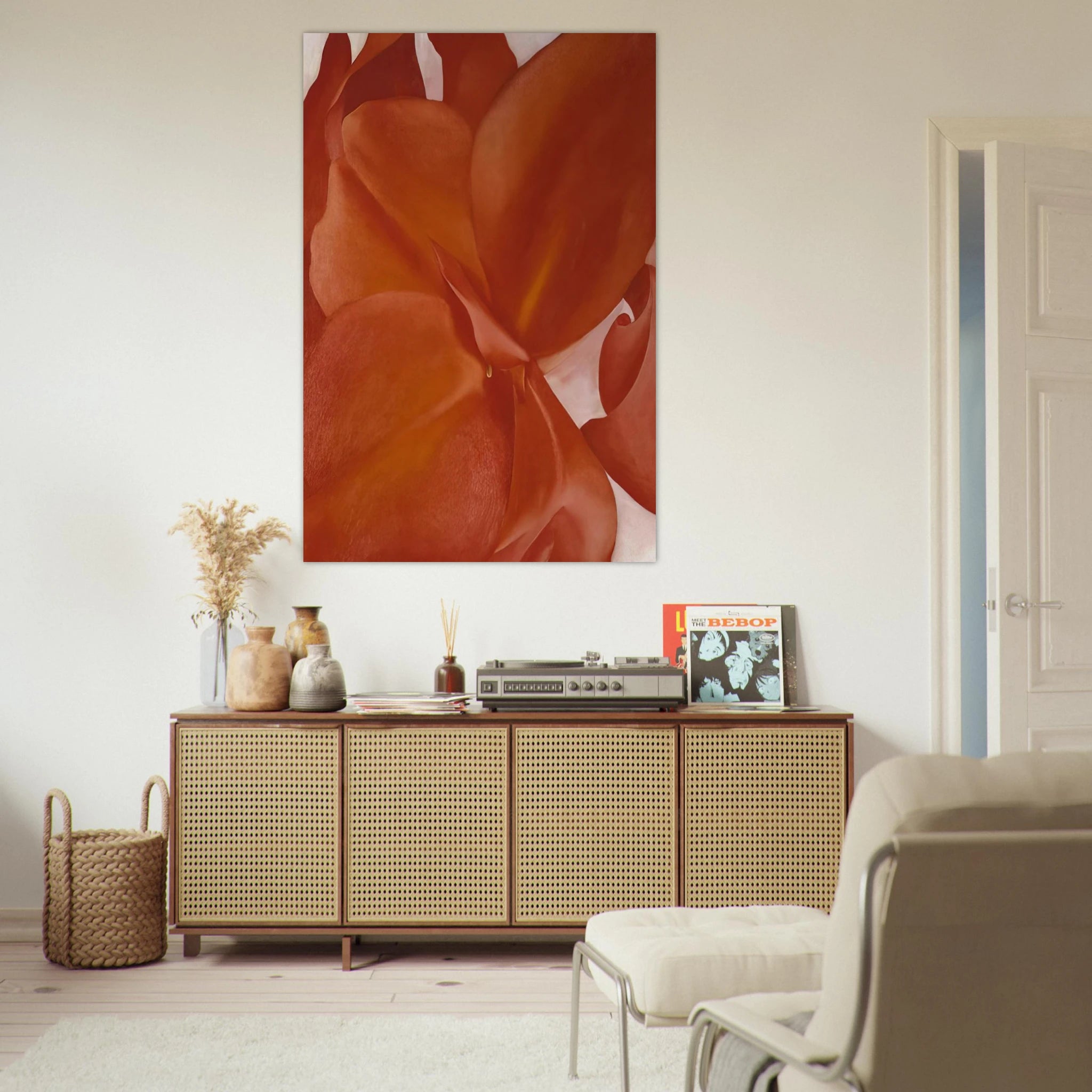 Red Cannas Poster | Georgia O'Keeffe Poster | Georgia O Keeffe Prints