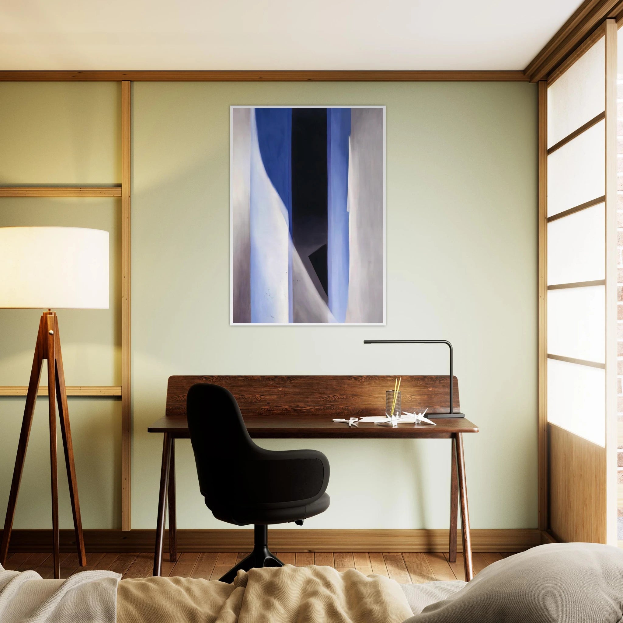 Blue 2 Framed Poster | Georgia O'Keeffe Framed Prints Wall Art | Georgia O Keeffe Prints